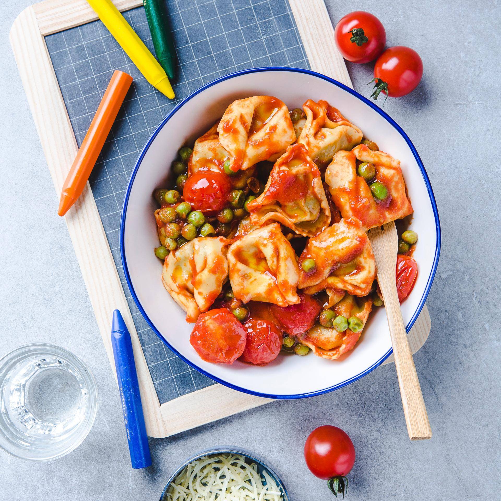 Tortellini aux légumes - Recette Cuiseur vapeur | Moulinex