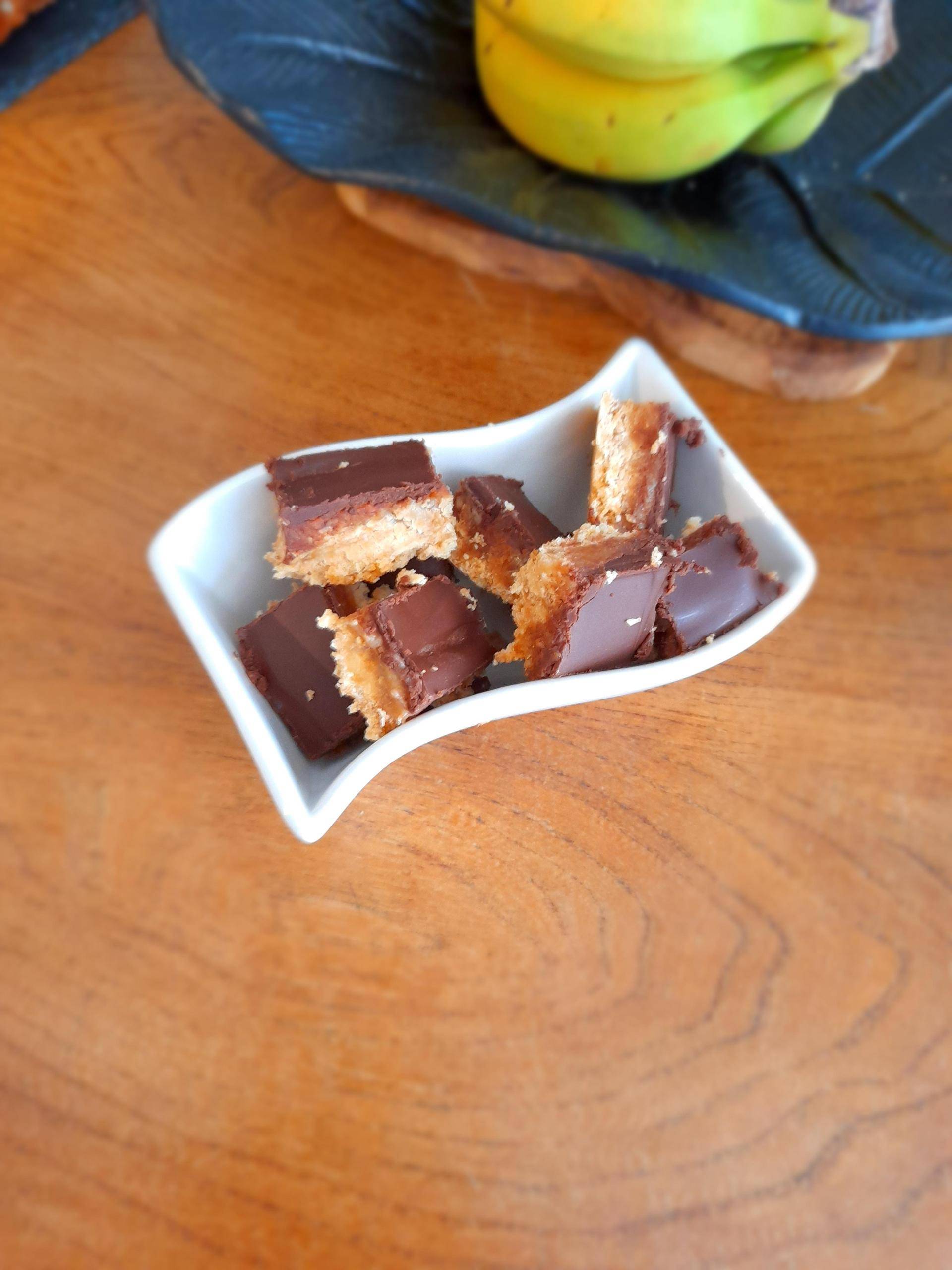 Bouchée caramel chocolat - Recette Companion XL | Moulinex