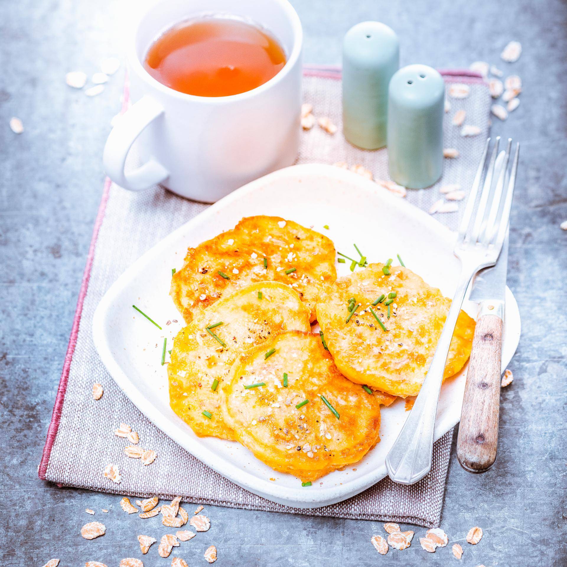 Galette de flocons d’épeautre au fromage - Recette Companion | Moulinex