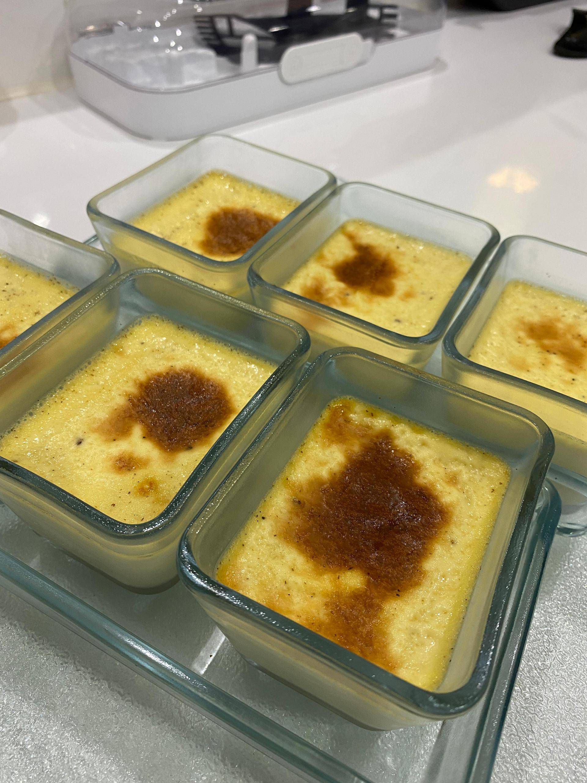 Petits pots de crème aux oeufs à la vanille - Recette Companion XL | Moulinex