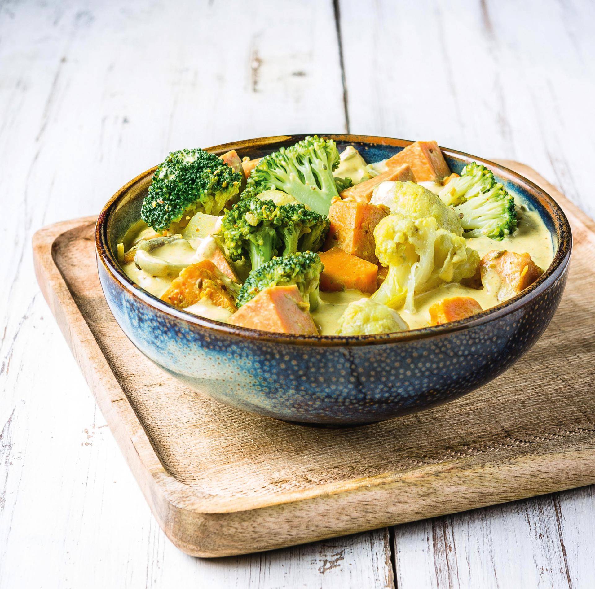 Curry de légumes - Recette Cuiseur vapeur | Moulinex