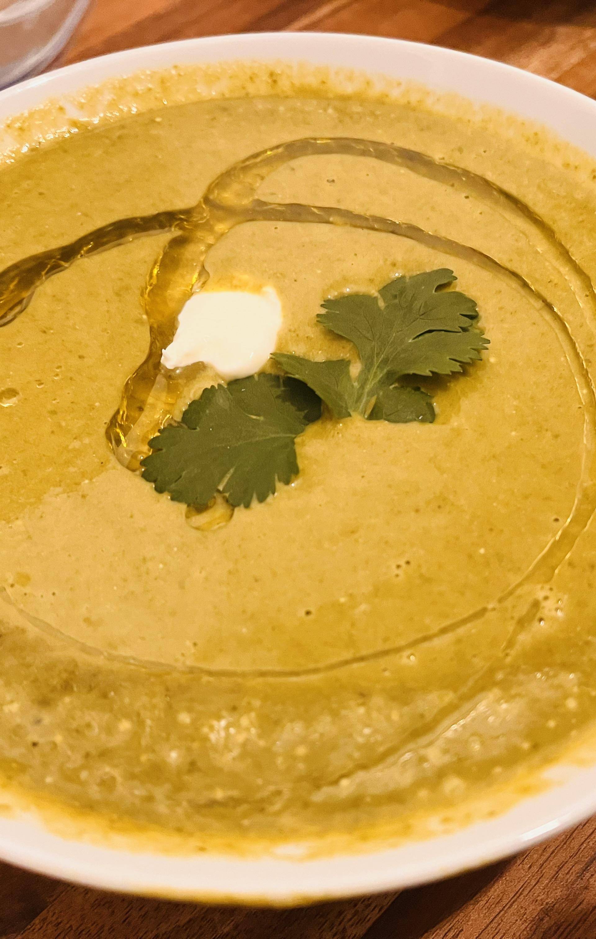 Velouté de cresson aux noisettes - Recette Companion | Moulinex