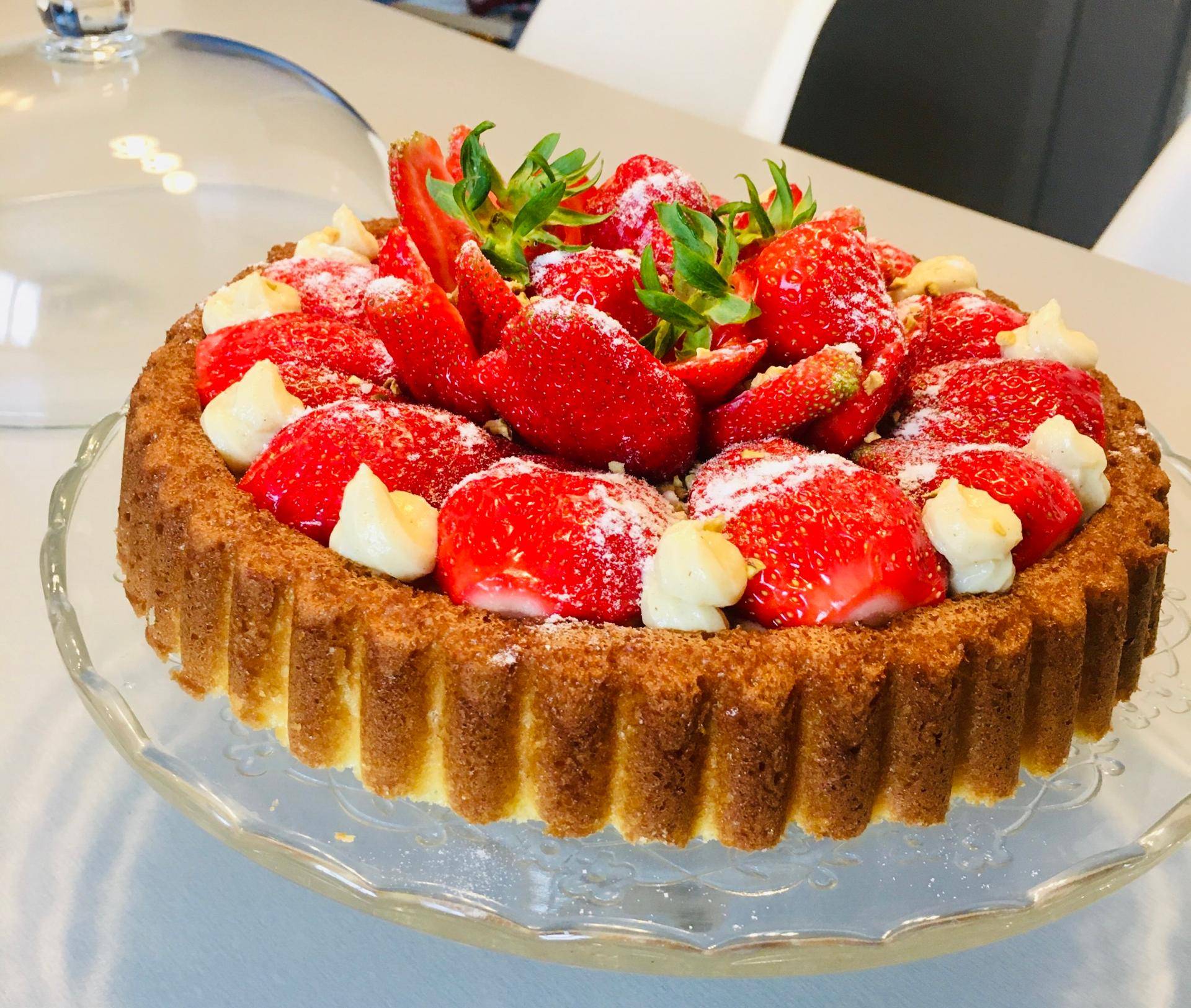 Gâteau aux fraises - Recette Companion XL | Moulinex