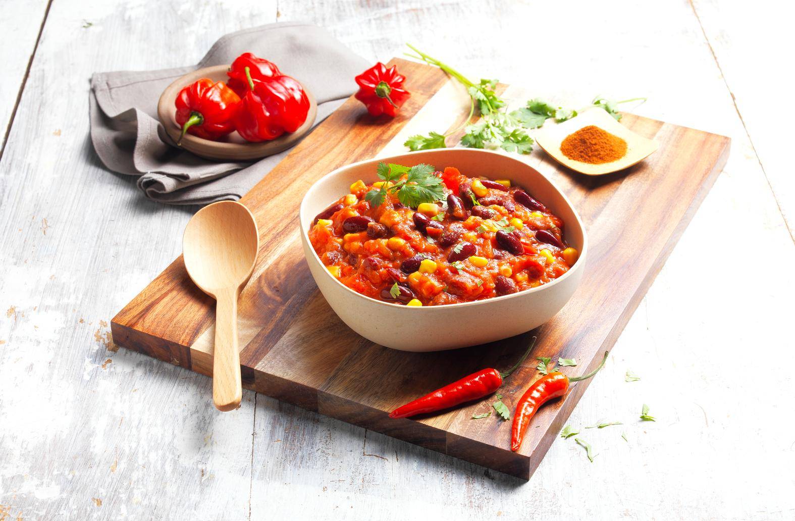Chili végétarien - Recette Cook'in One | Moulinex