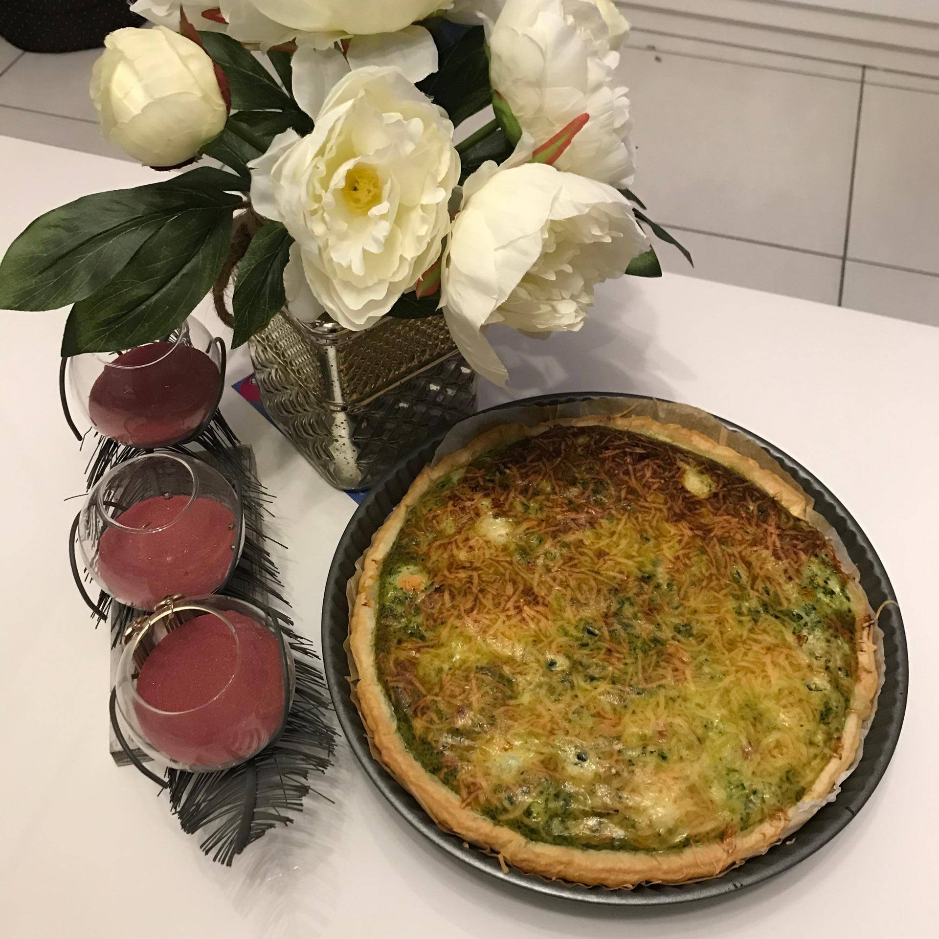 Tarte saumon et légumes - Recette Companion Connect XL | Moulinex