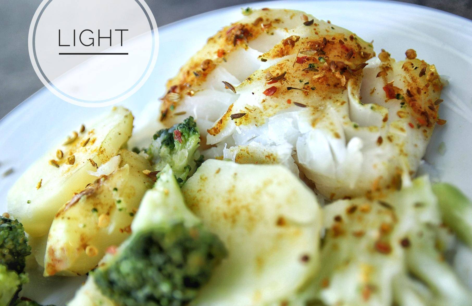 Poisson, brocolis, pommes de terre au curry indien - Recette Cookeo V3 | Moulinex