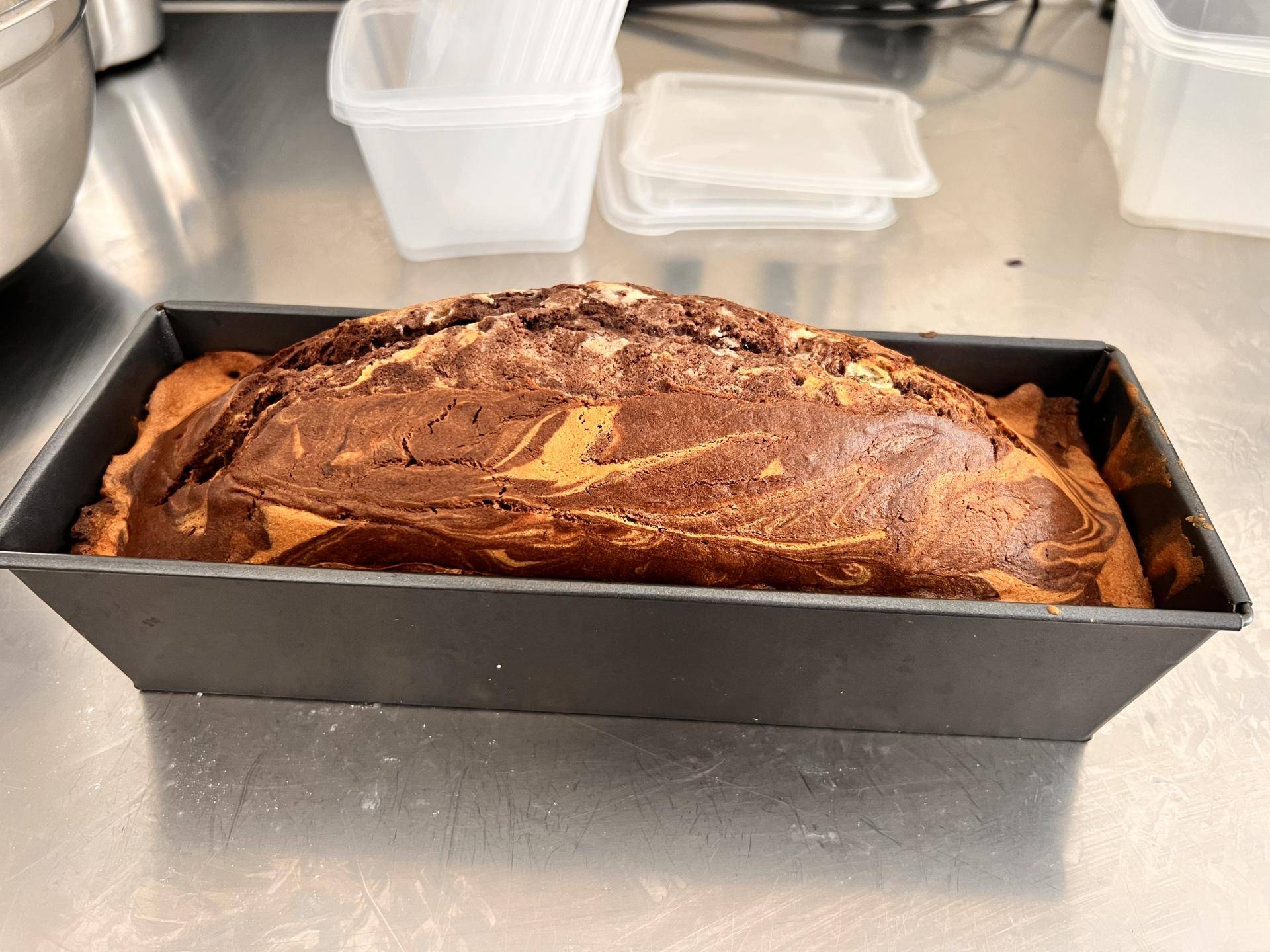 Marbré chocolat-vanille, glaçage rocher noisette - Recette Companion Connect XL | Moulinex