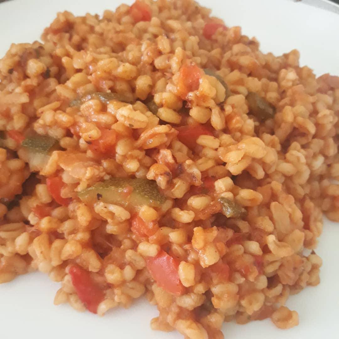 Blé et lard aux légumes du soleil - Recette Cookeo | Moulinex