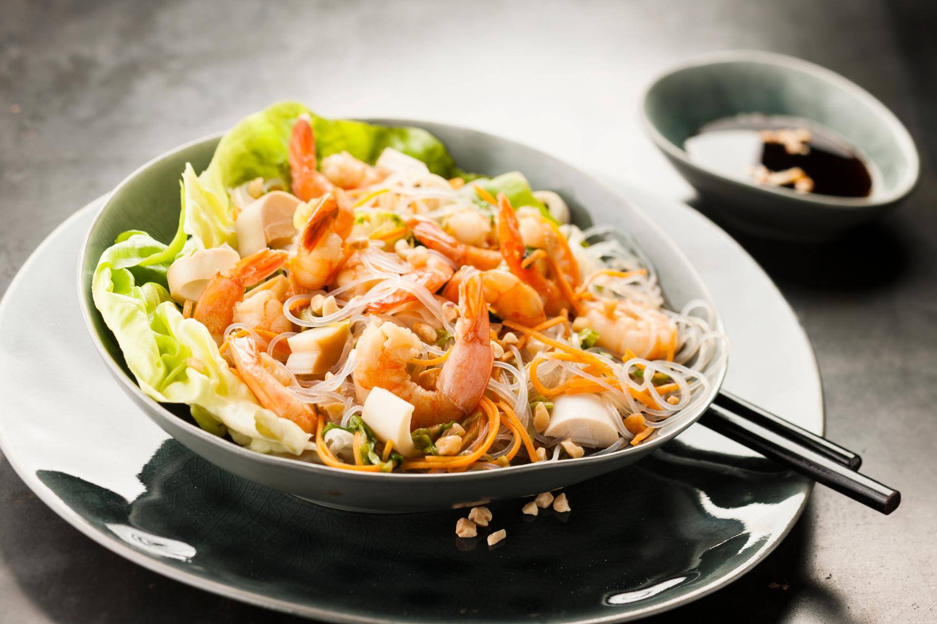 Vermicelles de riz, crevettes - Recette Cookeo | Moulinex