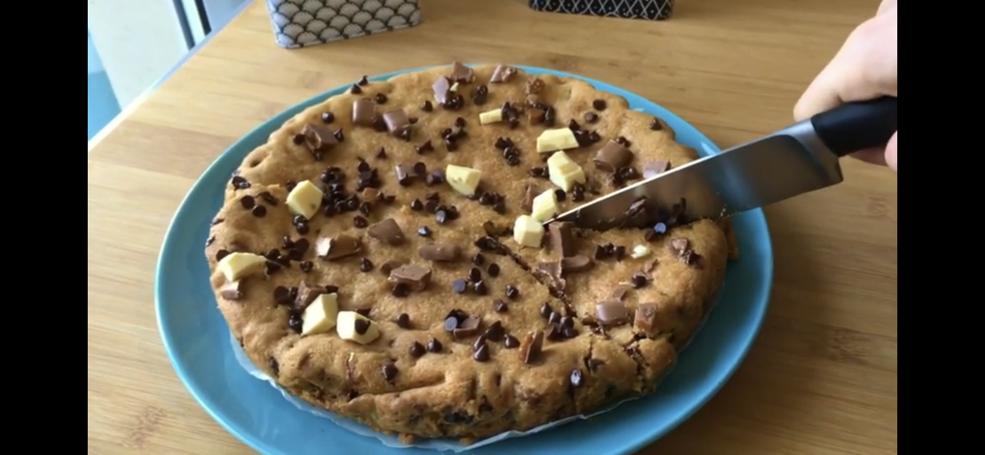 Gâteau cookie xxl - Recette Companion Connect XL | Moulinex