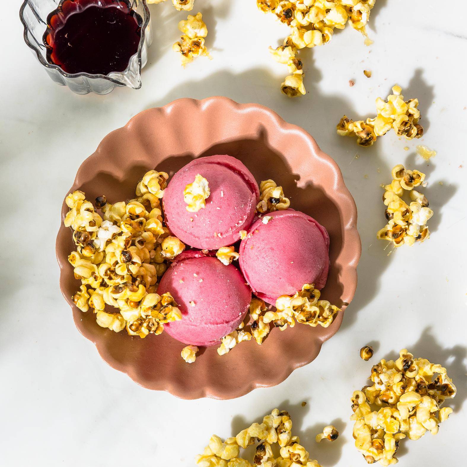 Pop corn caramel (topping de glace) - Recette Easy Fry Compact | Moulinex