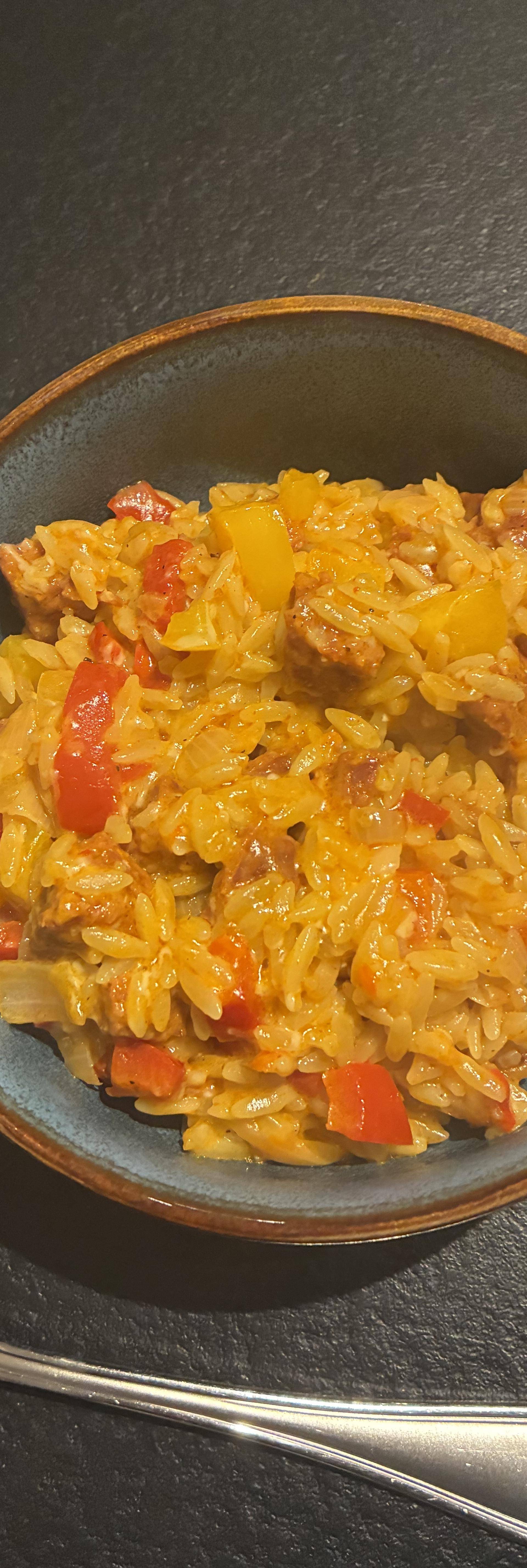 Orzo au chorizo - Recette Cookeo V3 | Moulinex