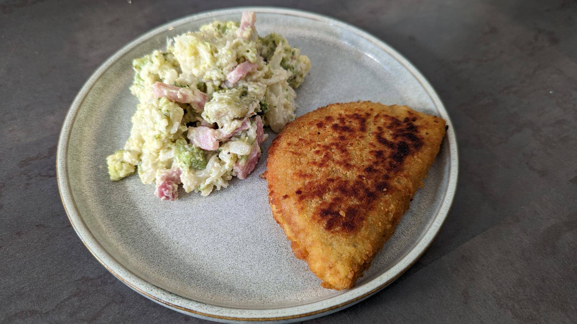 Trio fleurette lardons,crème de parmesan. - Recette Cookeo V3 | Moulinex