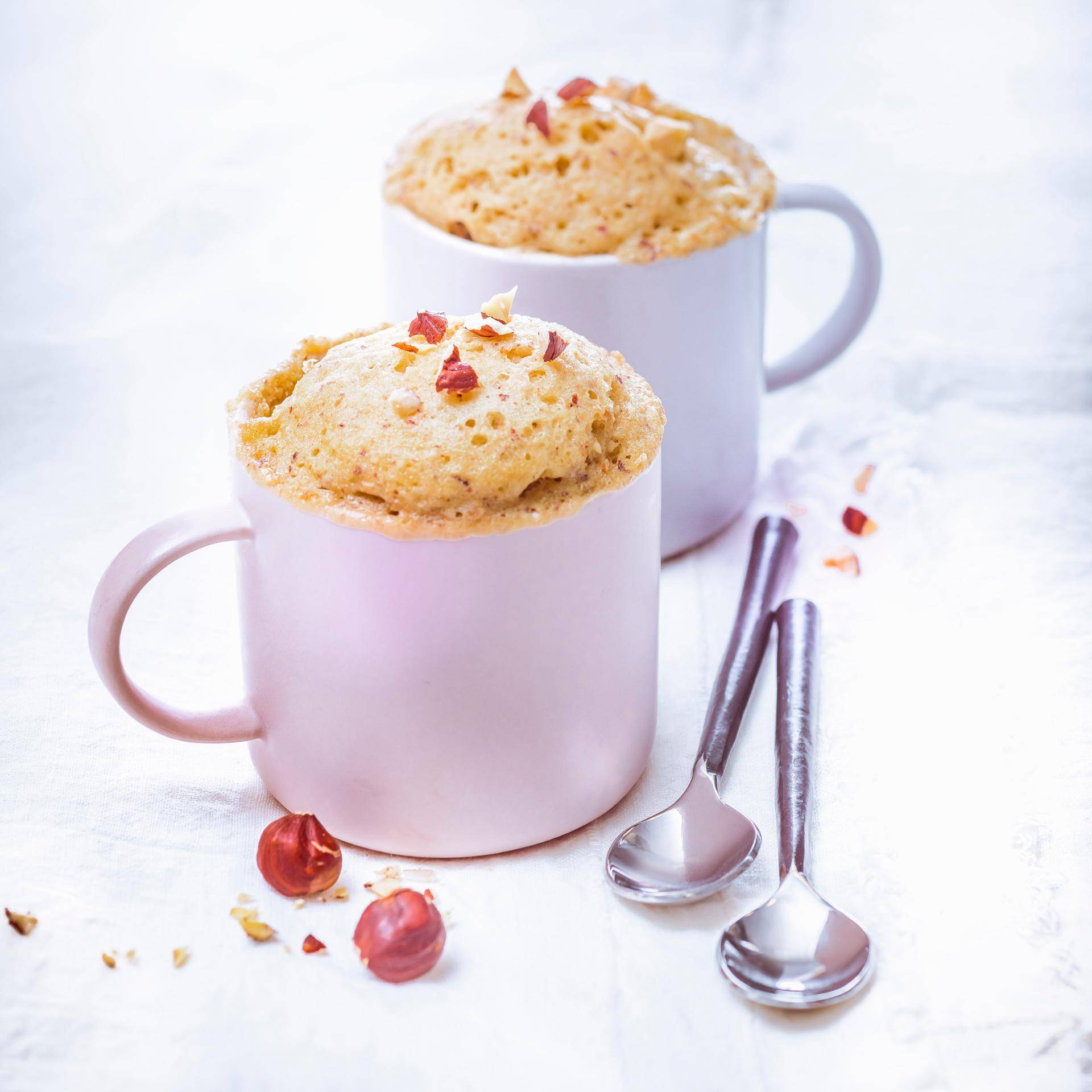 Mug cake au yaourt et noisettes - Recette Companion | Moulinex