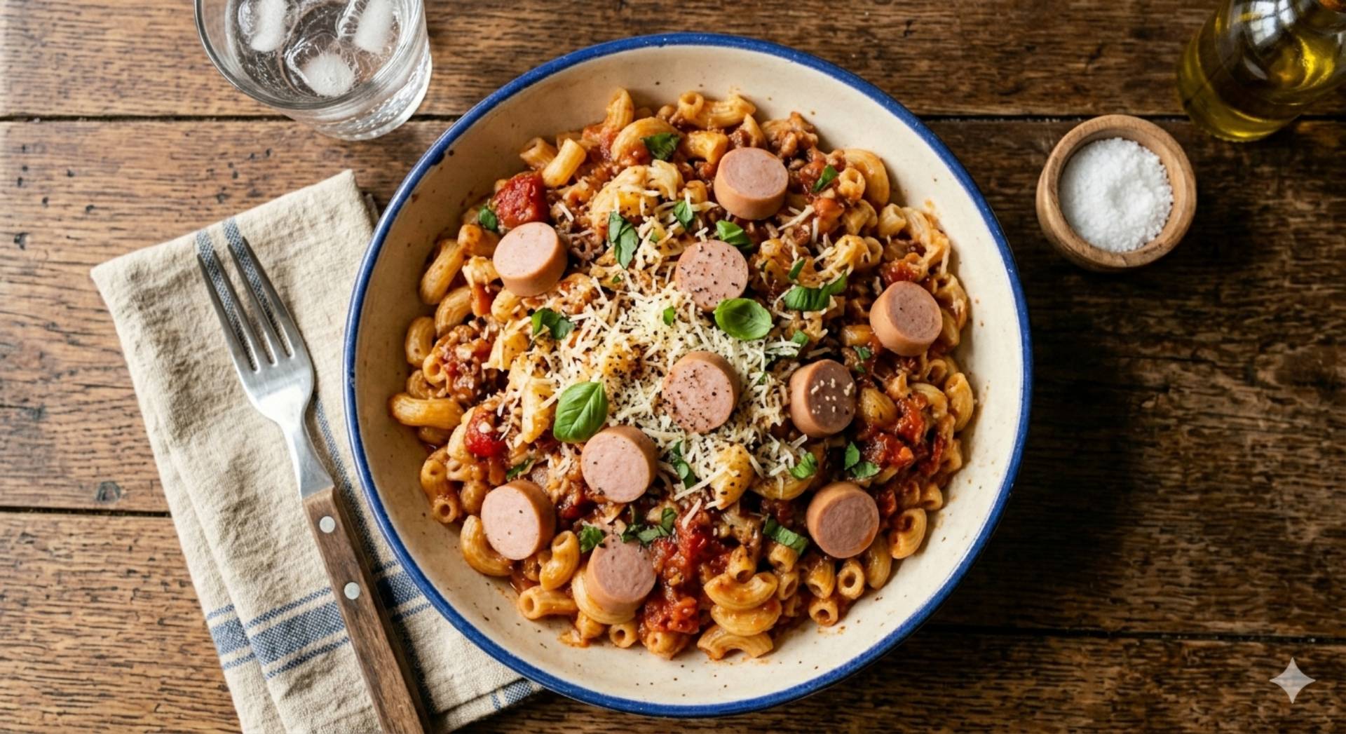 One pot Coquillettes Knacki express - Recette Cookeo V3 | Moulinex