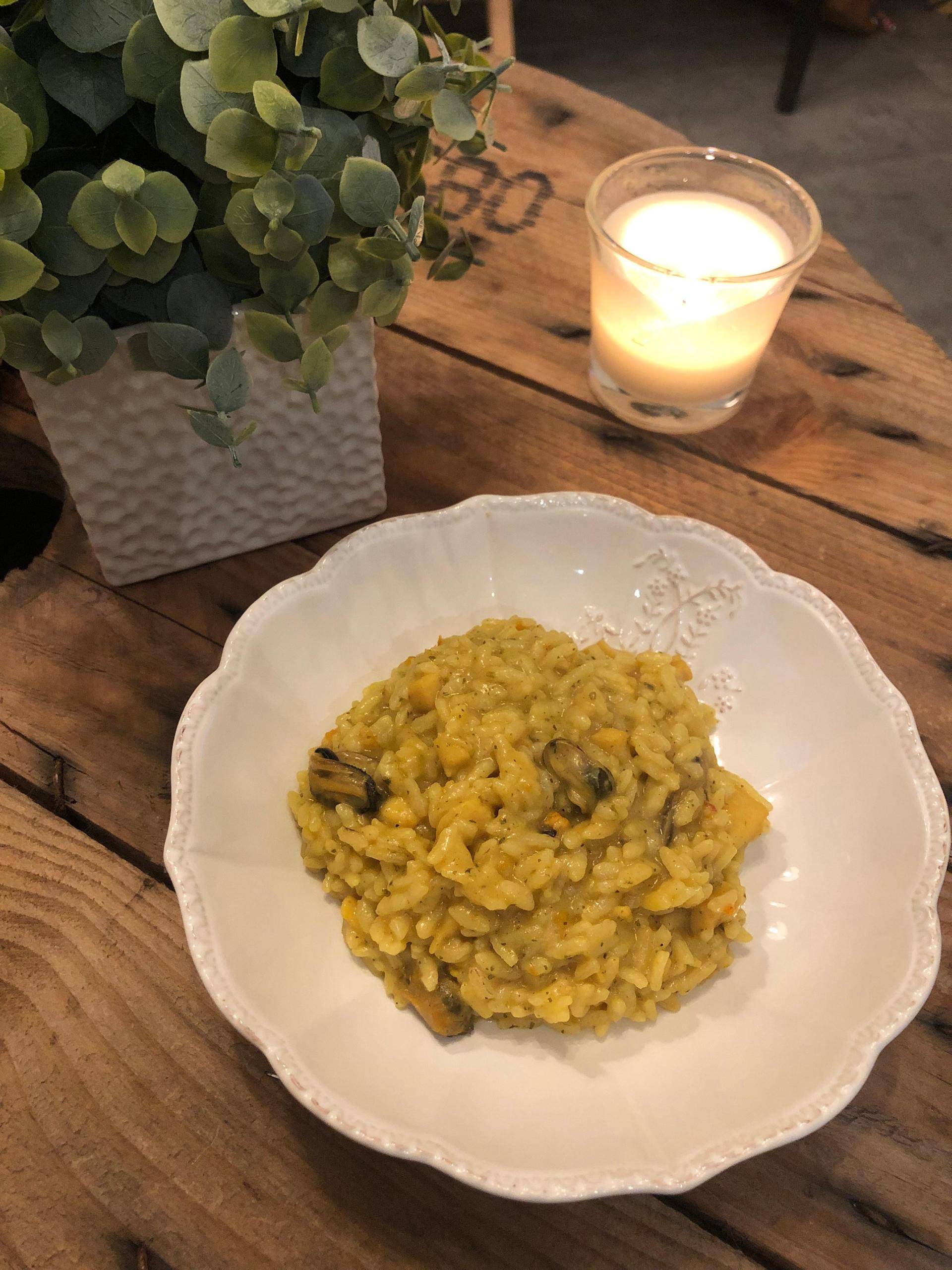 Risotto fruits de mer aux herbes - Recette Cookeo | Moulinex