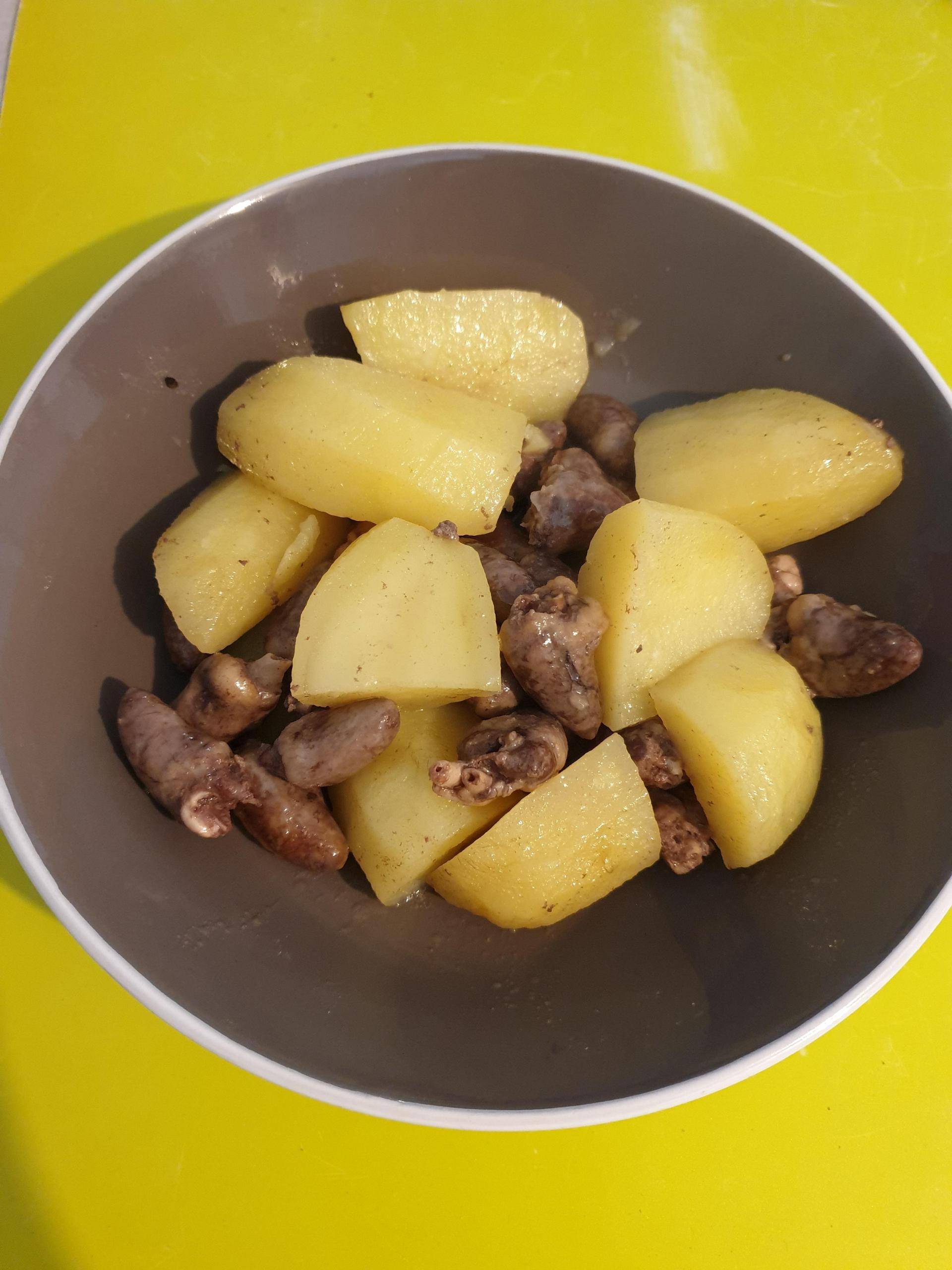 Coeurs de volaille et pommes de terre - Recette Cookeo | Moulinex