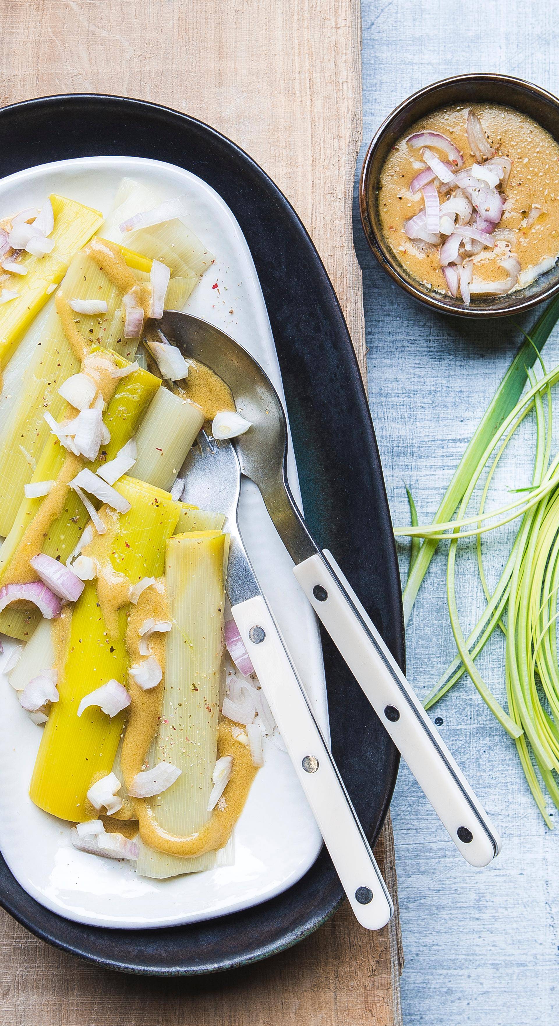 Poireaux vinaigrette à l'orange - Recette Cookeo | Moulinex