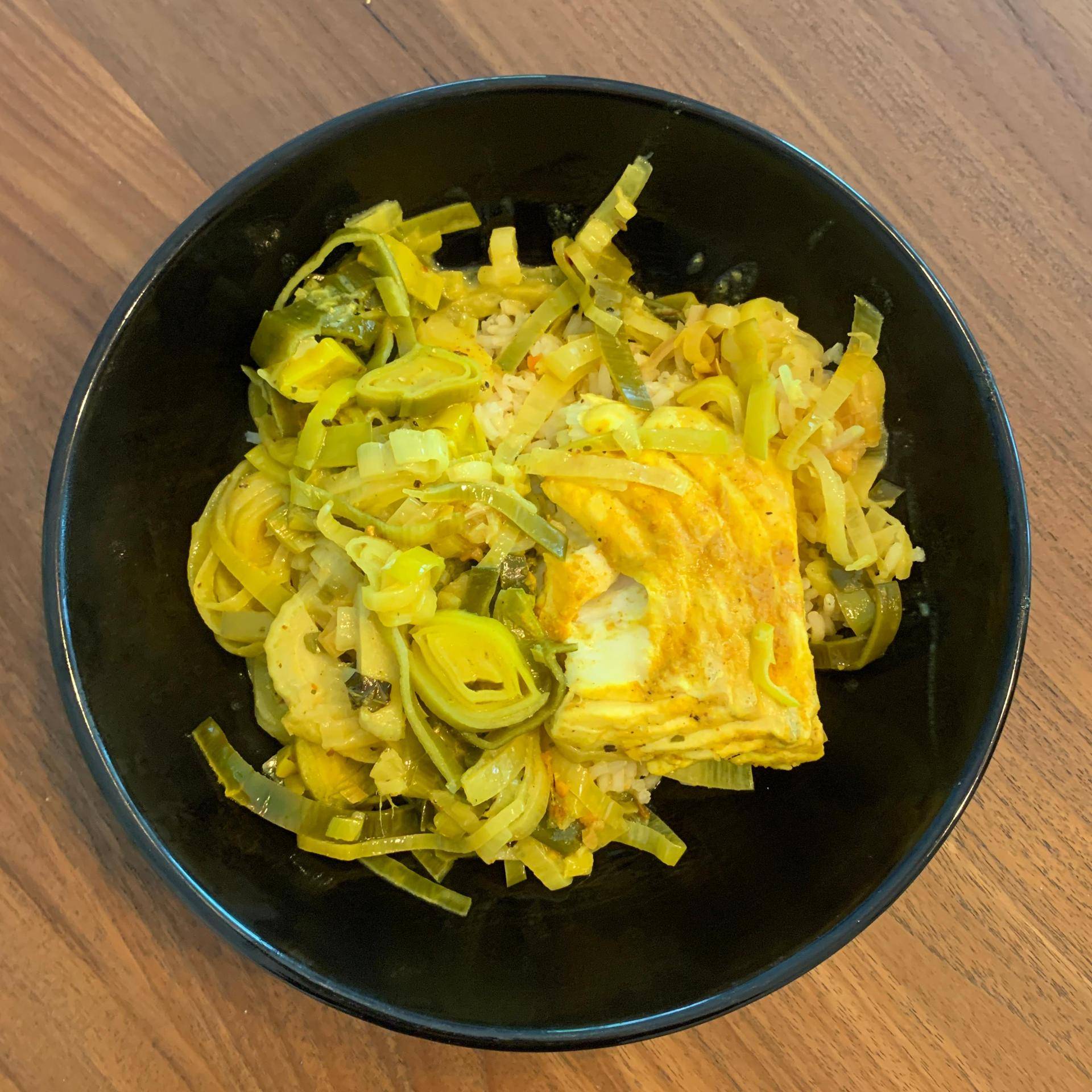 Curry thaï de cabillaud aux poireaux - Recette Cookeo | Moulinex
