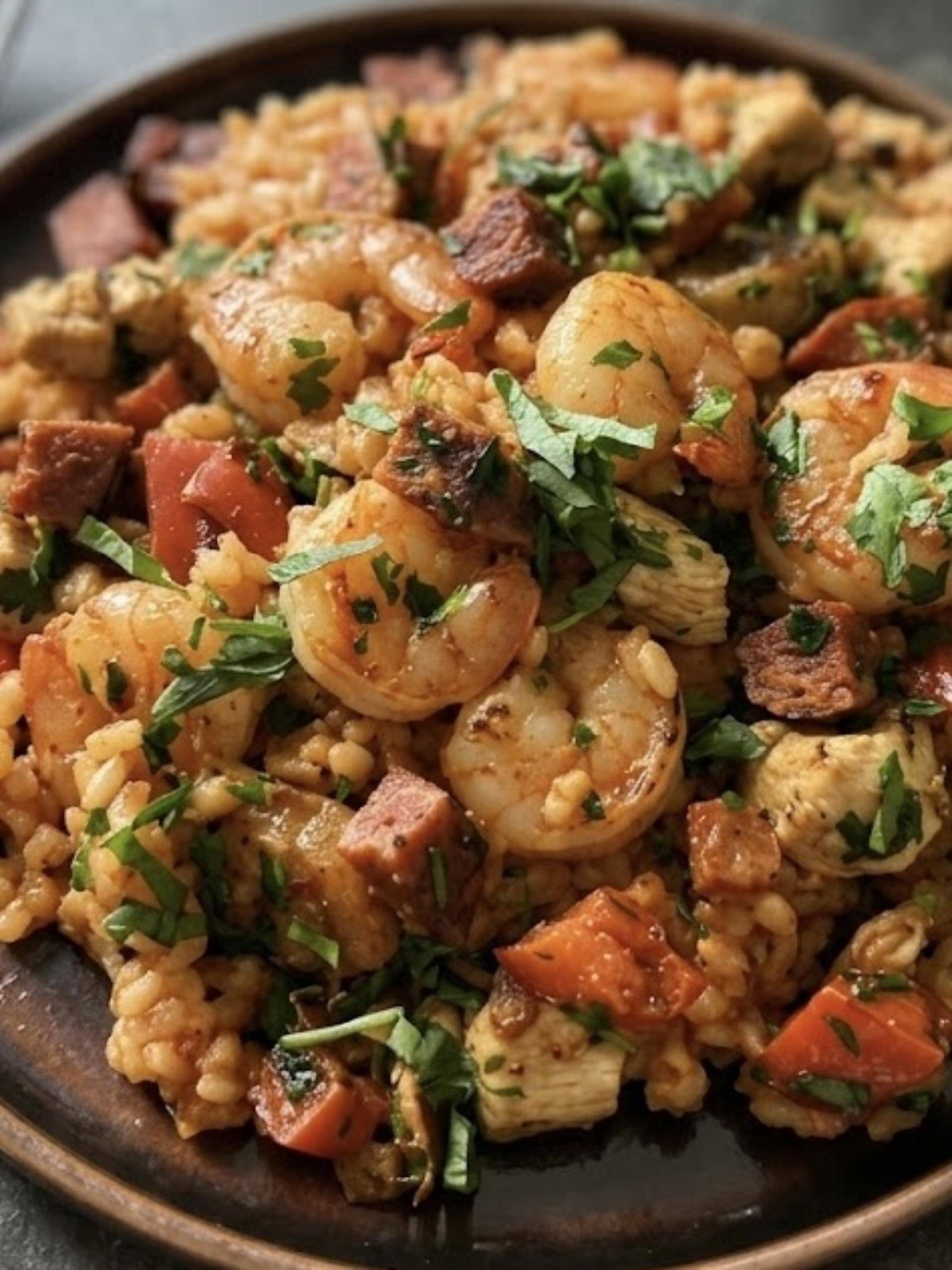 Riz terre-mer chorizo, crevette et poulet - Recette Companion Connect XL | Moulinex