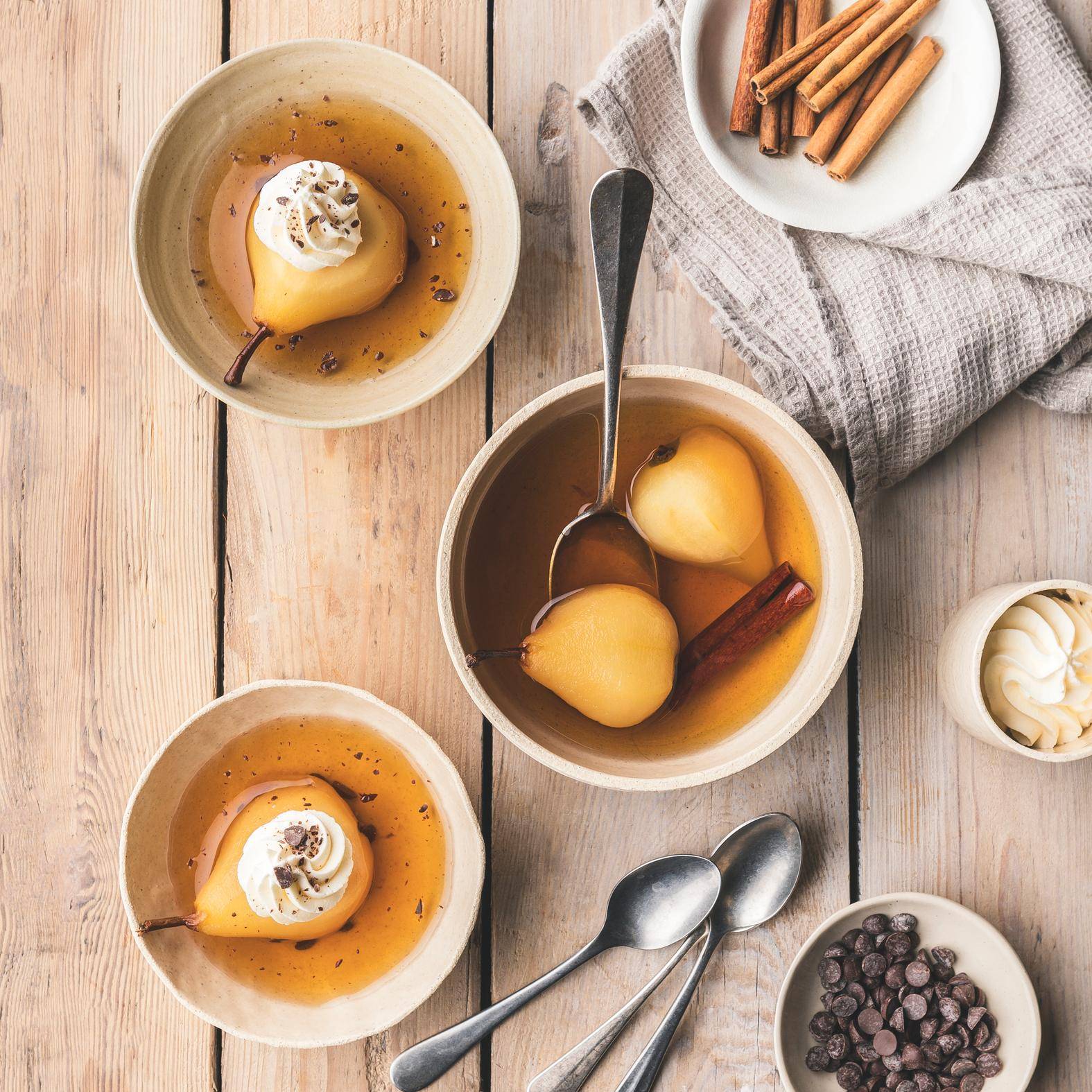 Poires pochées - Recette Cookeo | Moulinex