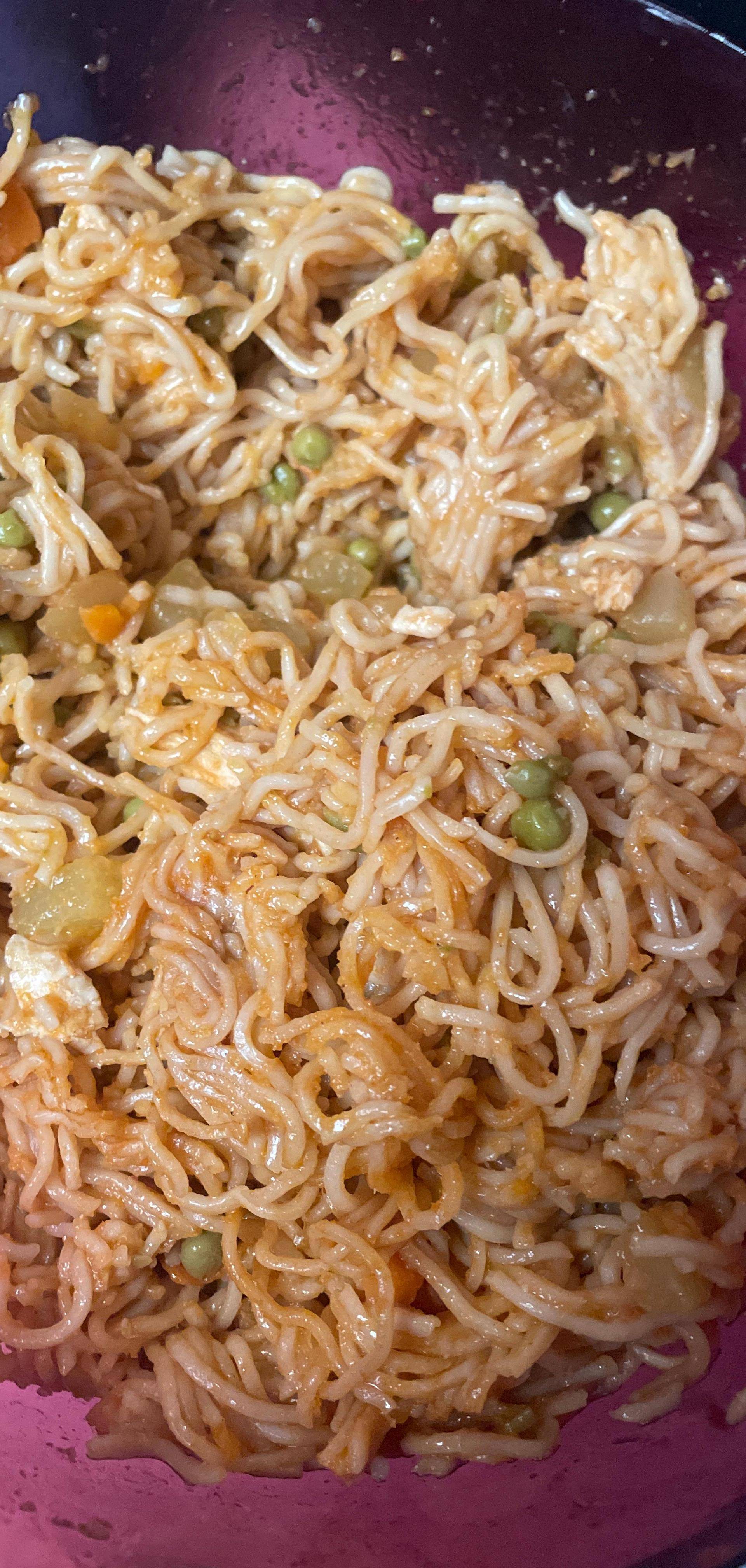 Nouille chinoise au poulet - Recette Cookeo | Moulinex