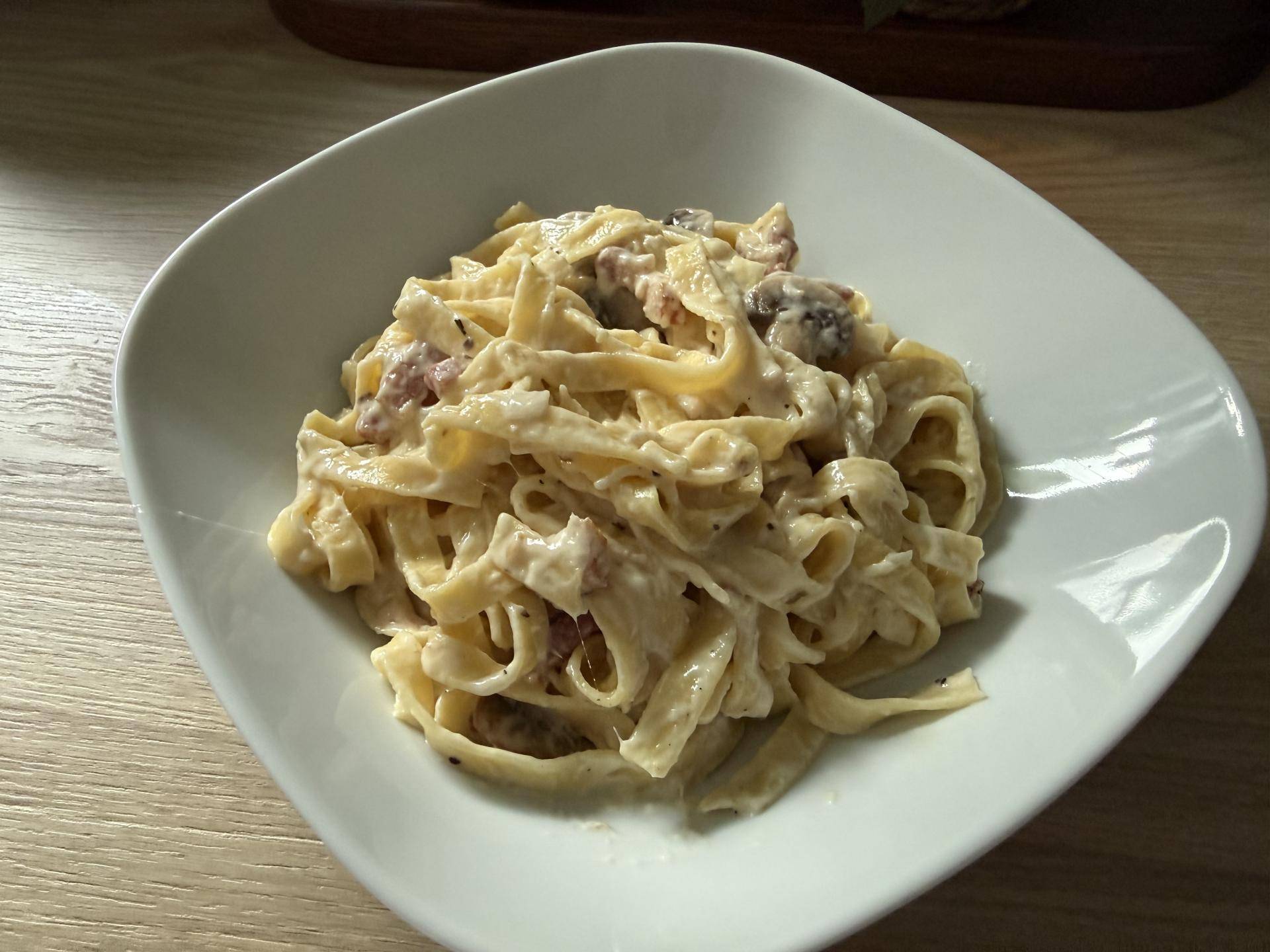 Tagliatelles Carbonara Crémeuse - Recette Cookeo 9in1 | Moulinex