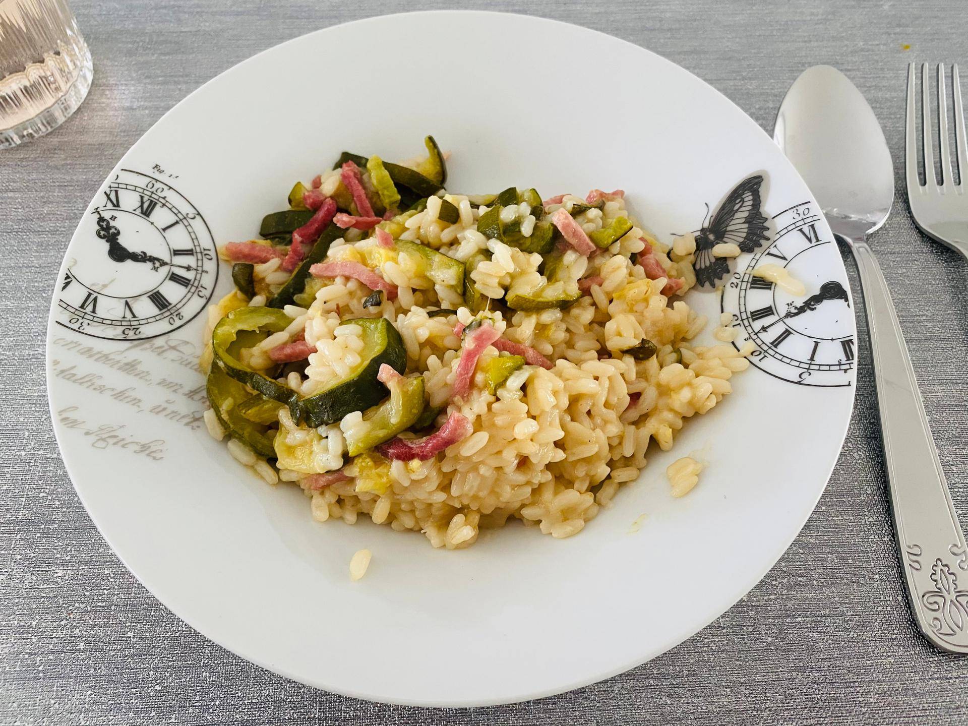 Risotto Courgettes et Bacon - Recette Cookeo | Moulinex