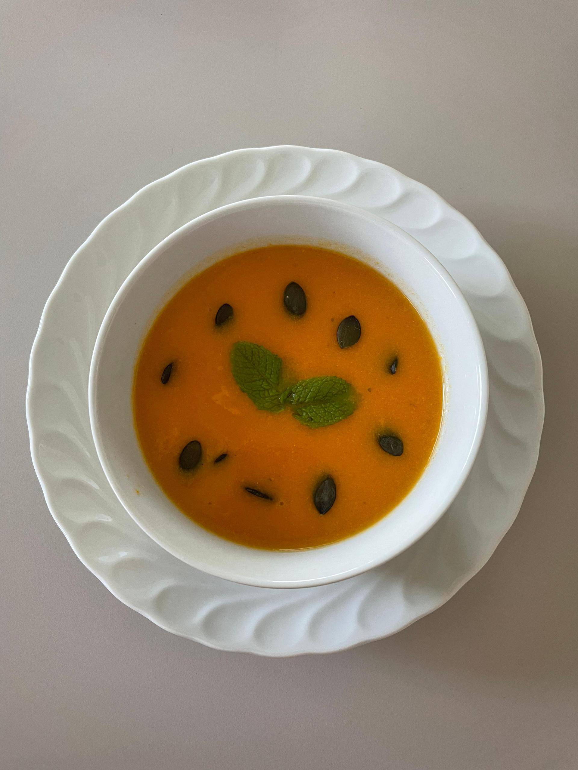 Velouté courgette tomate et coco - Recette Companion Connect XL | Moulinex