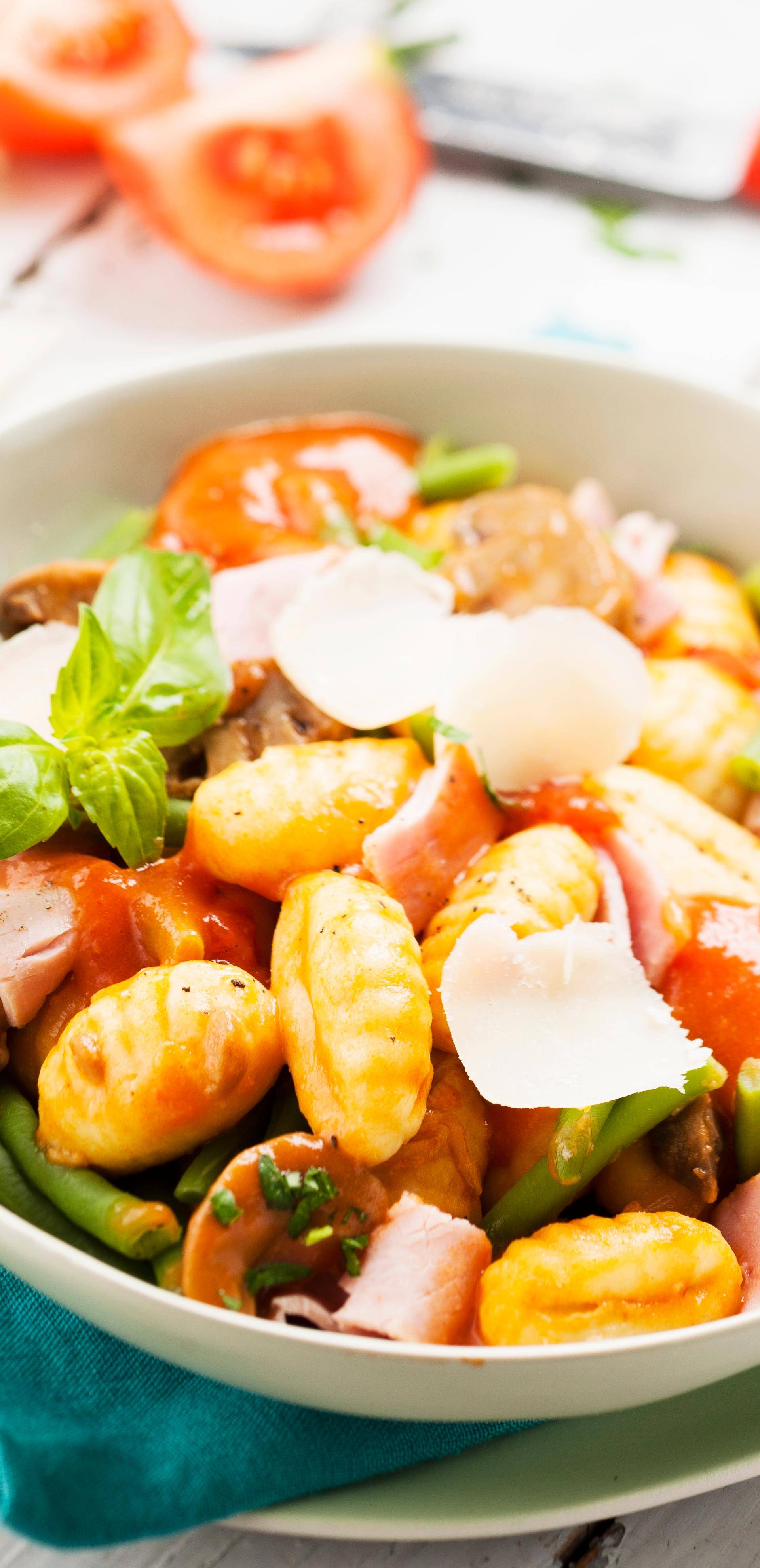 Gnocchi-champignons en ham - Recette Cookeo | Moulinex