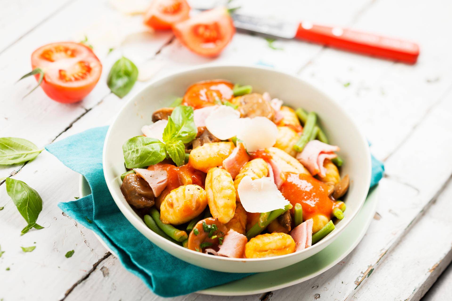 Gnocchi-champignons en ham - Recette Cookeo | Moulinex