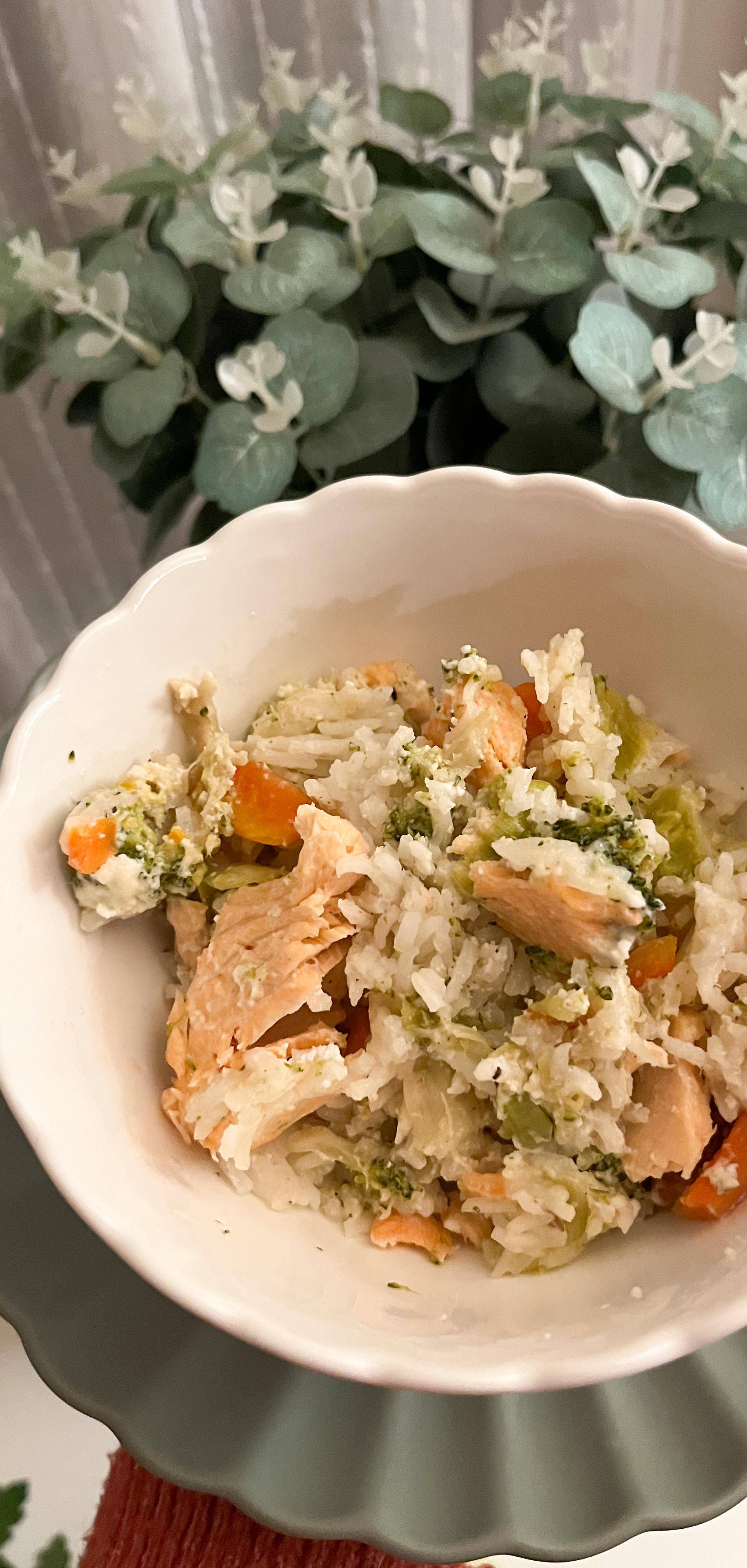 Saumon crémeux et son riz - Recette Cookeo | Moulinex