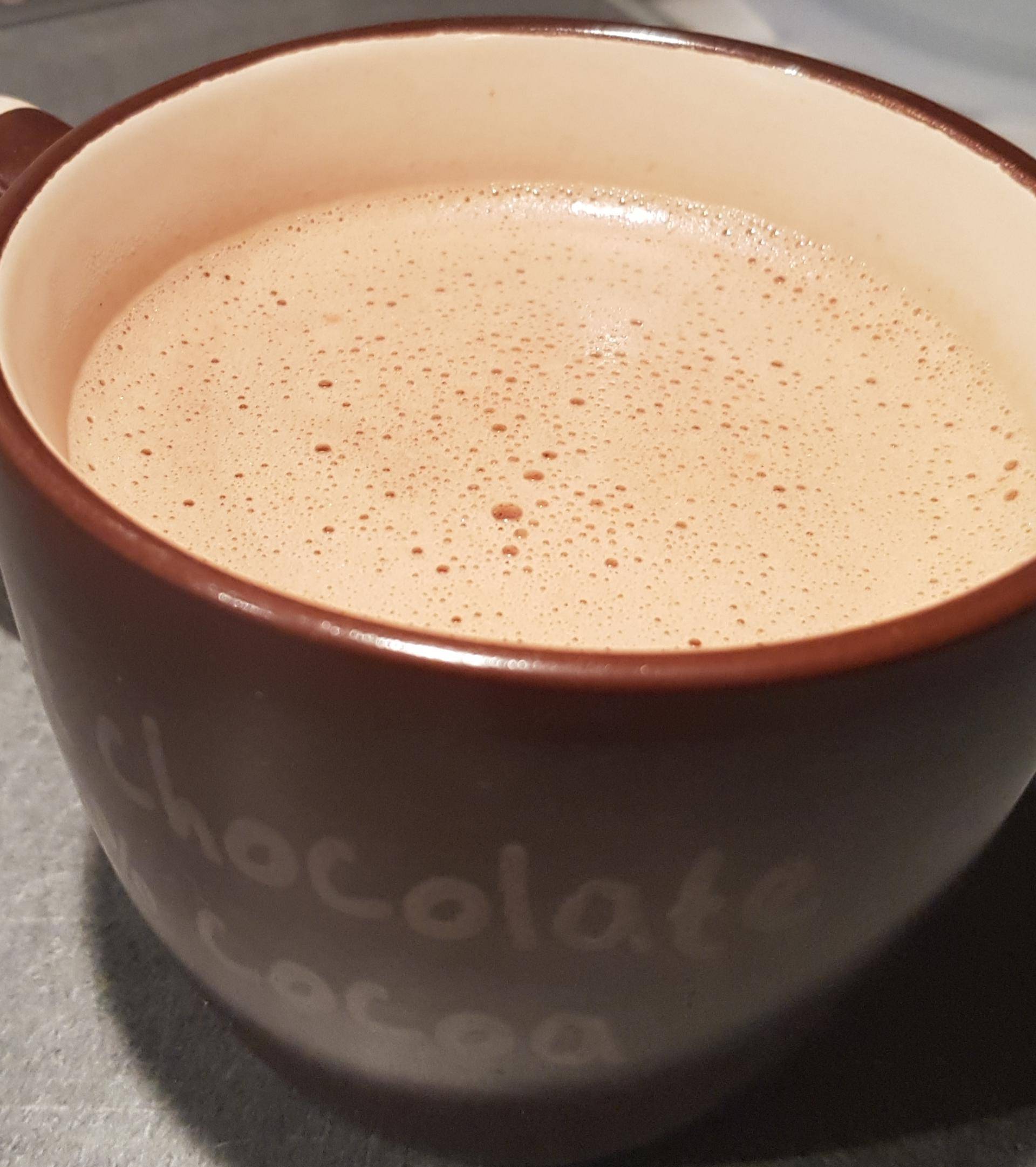Chocolat chaud (faible IG) - Recette Companion Connect XL | Moulinex