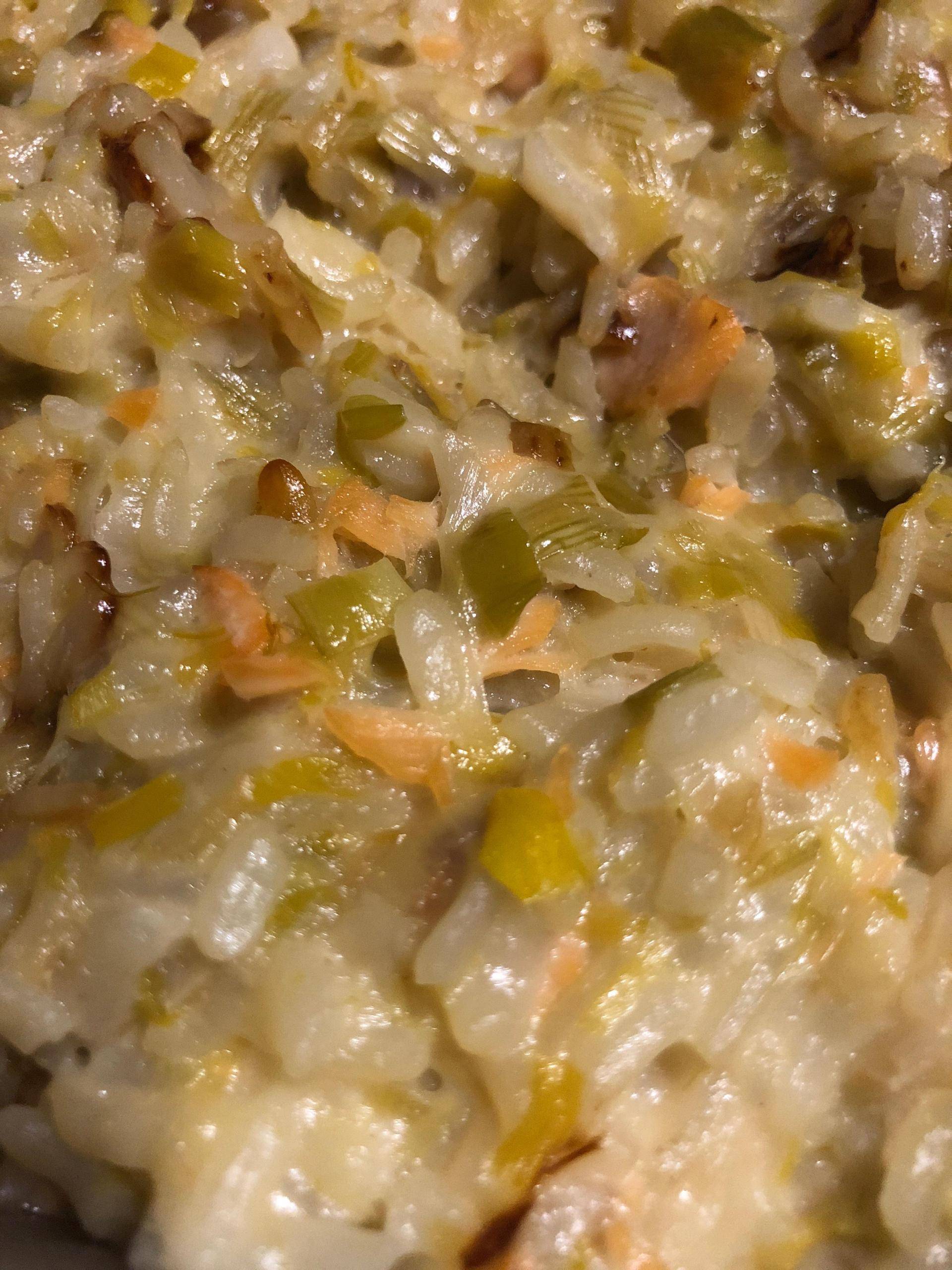Risotto poireaux saumon - Recette Cookeo | Moulinex