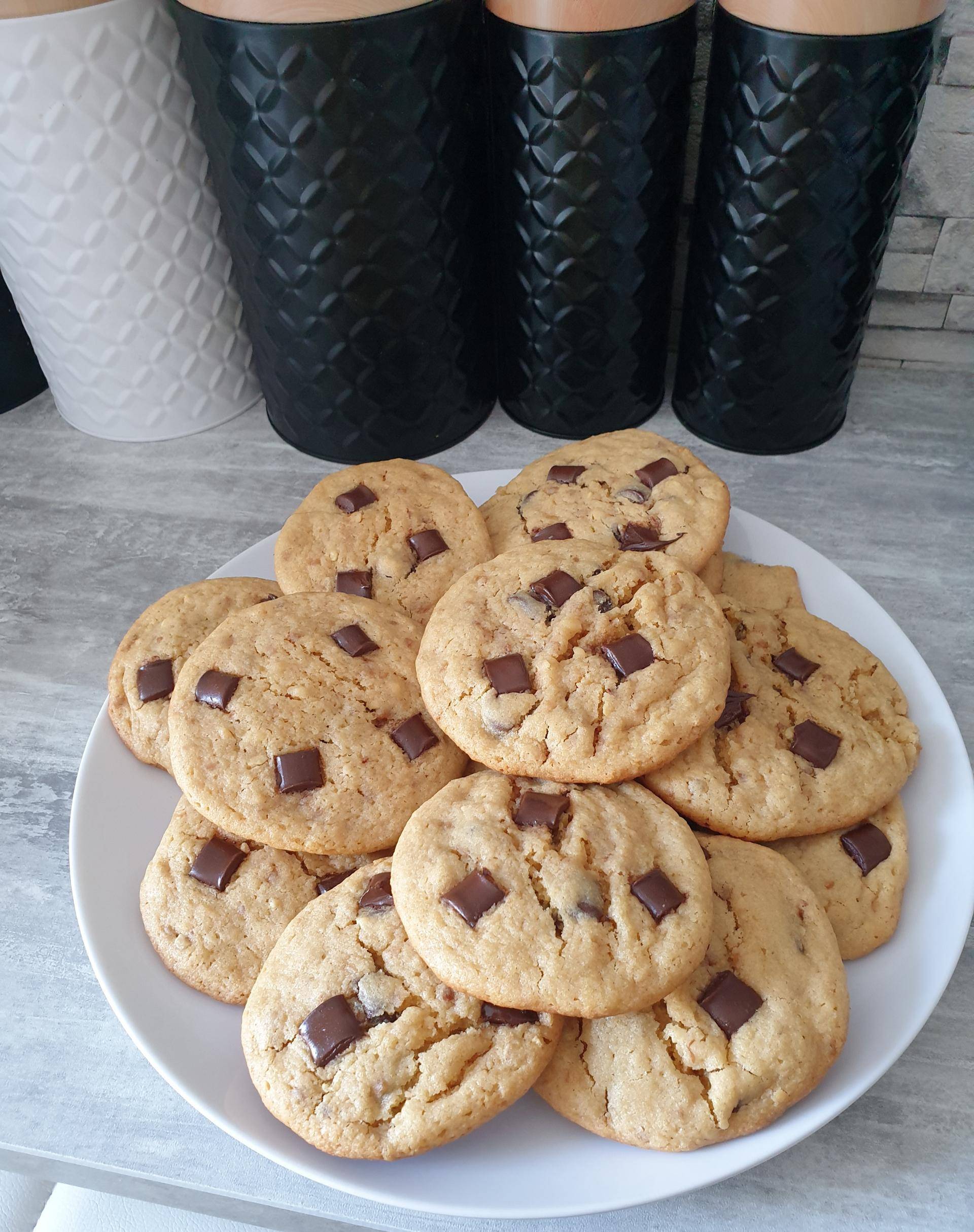 Cookies à la nougatine et pépites de chunk chocolat - Recette Companion XL | Moulinex