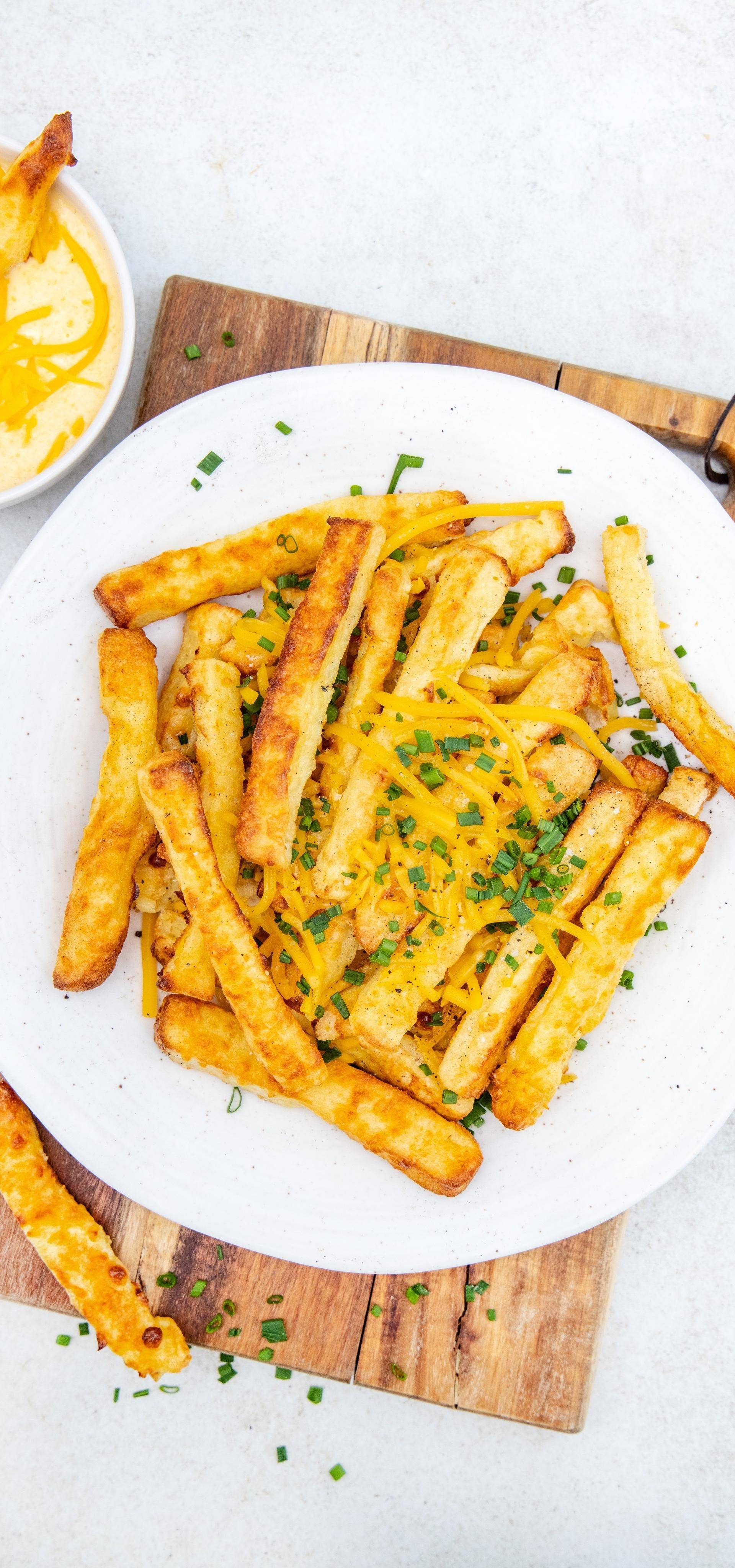 Frites de pain perdu salé & sauce fromagère ultra crémeuse - Recette Dual EasyFry&Grill | Moulinex