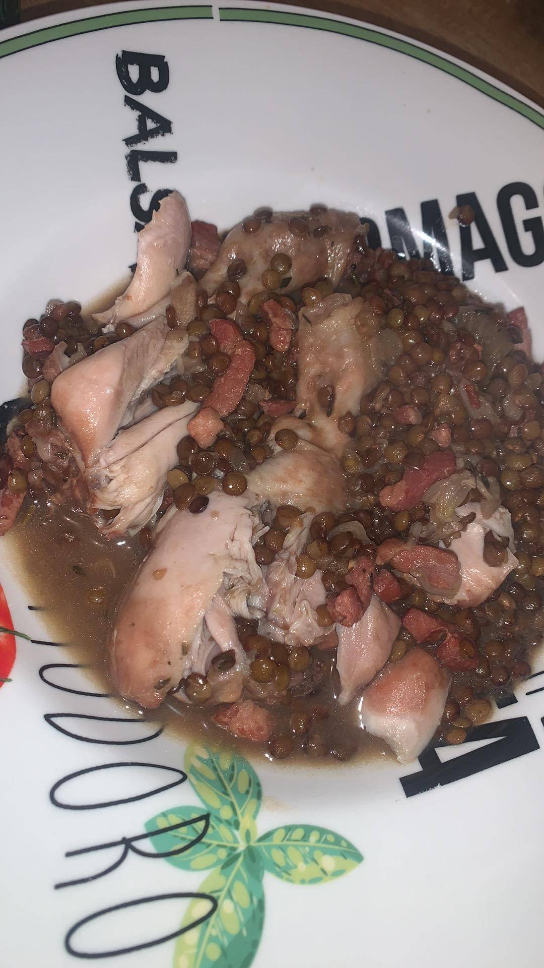 Lentille pilons poulet - Recette Cookeo | Moulinex