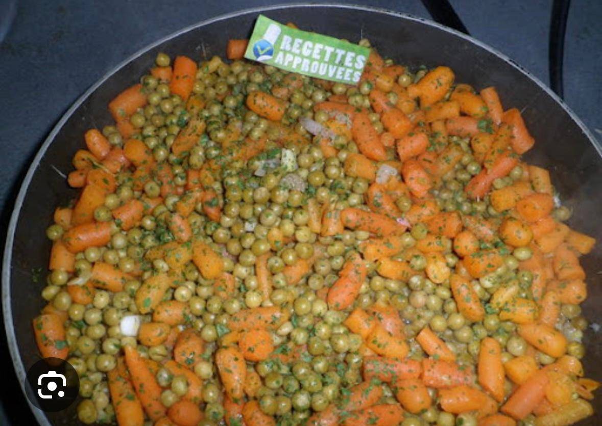 Petits pois carottes à la crème - Recette Cookeo V3 | Moulinex