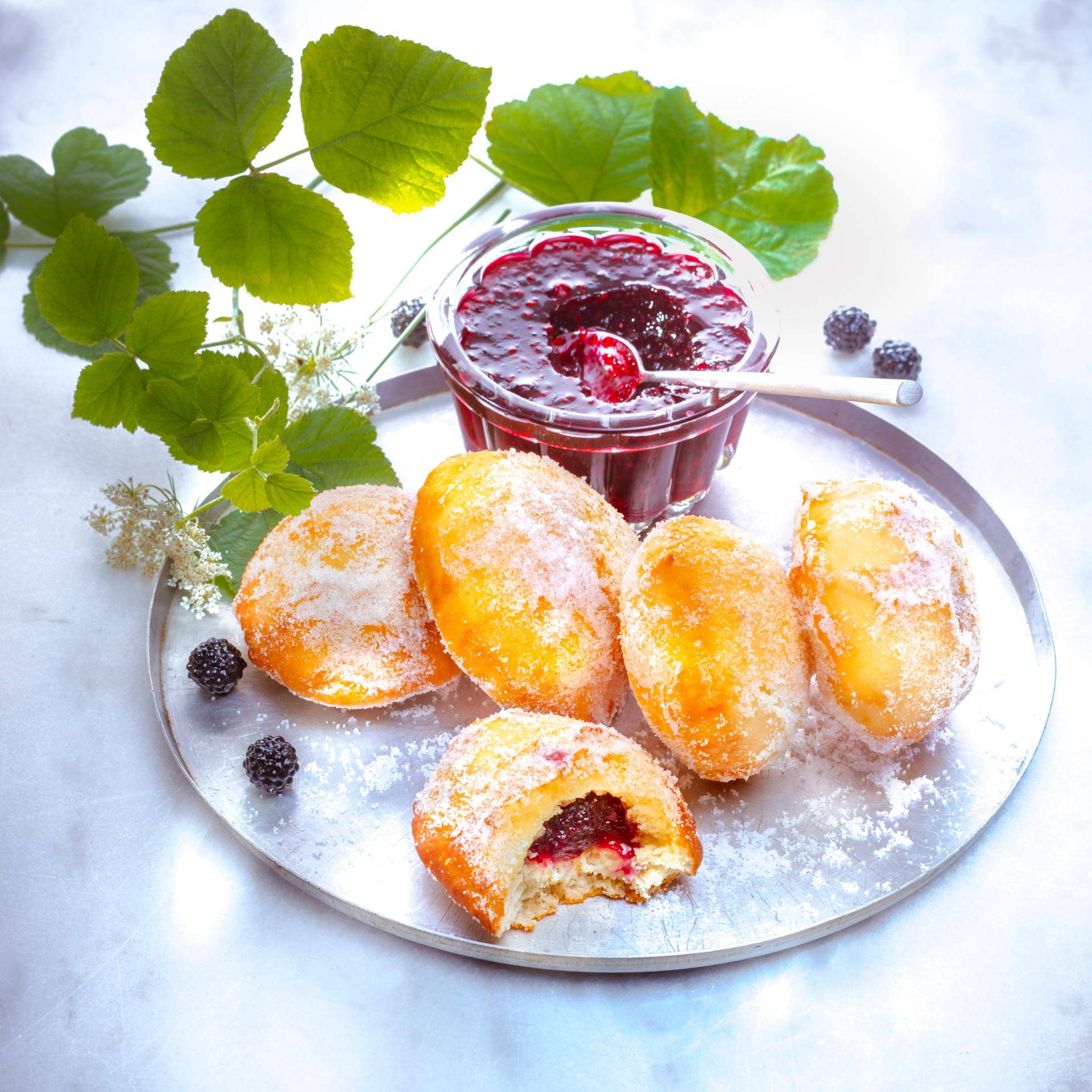 Beignets aux mûres - Recette Companion Connect | Moulinex