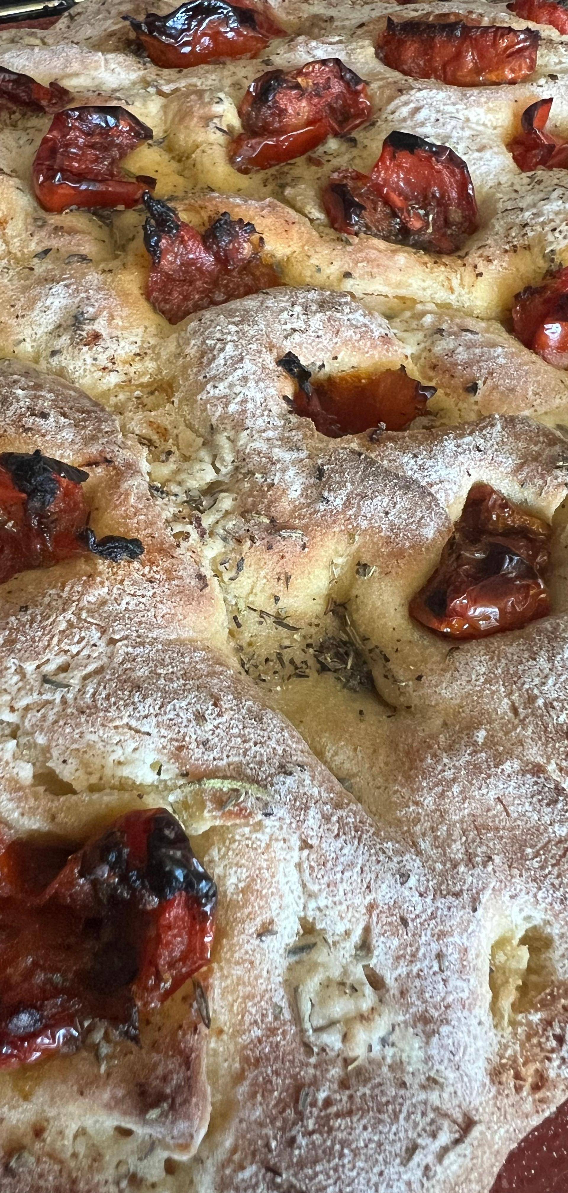 Focaccia tomates séchées et romarin - Recette Companion Connect XL | Moulinex