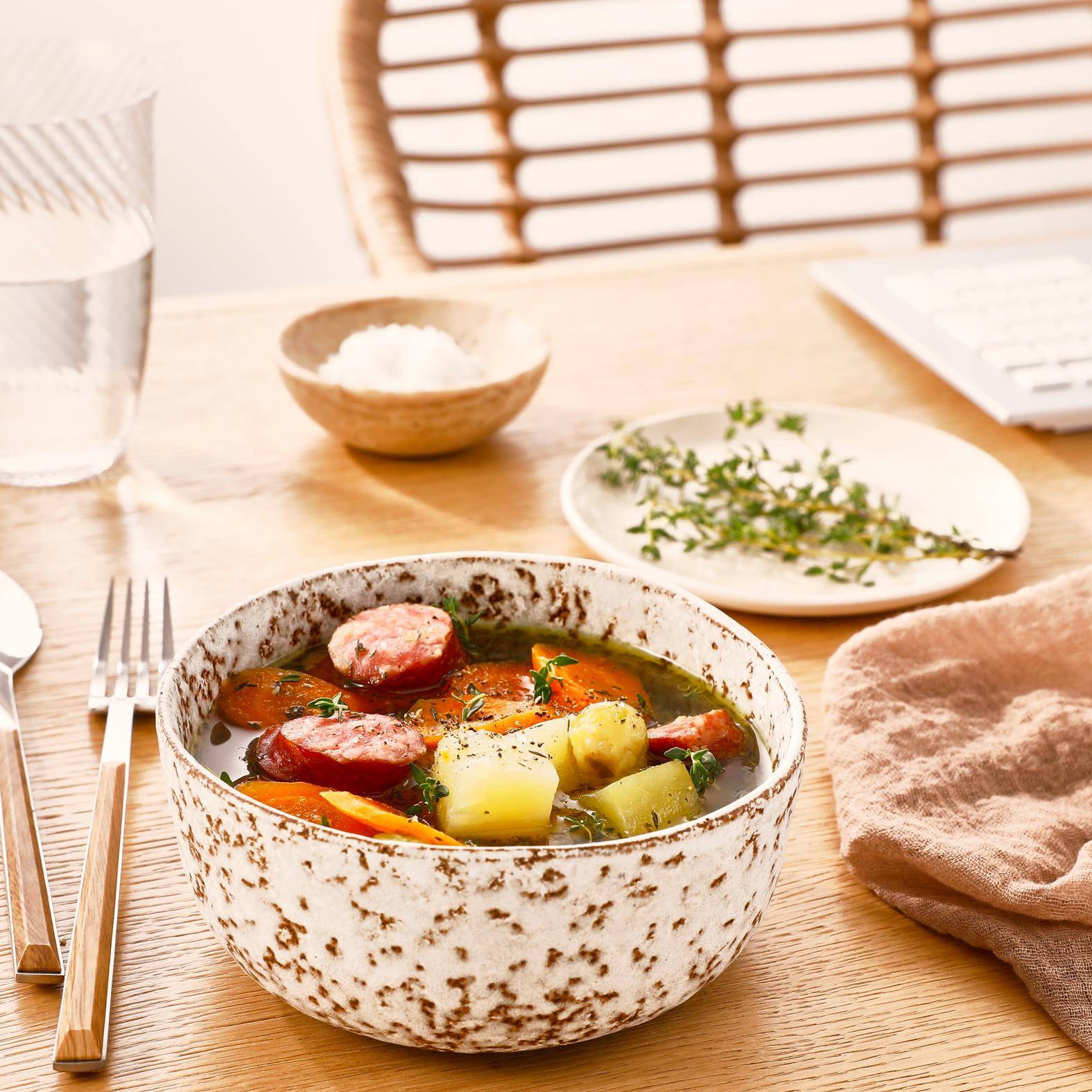 Stoofpotje van worst en spruitjes - Recette Cookeo | Moulinex