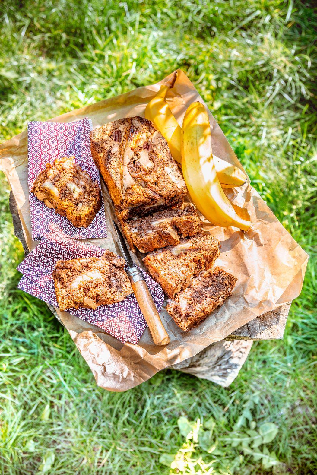 Cake aux bananes et noix de pécan - Recette Companion | Moulinex