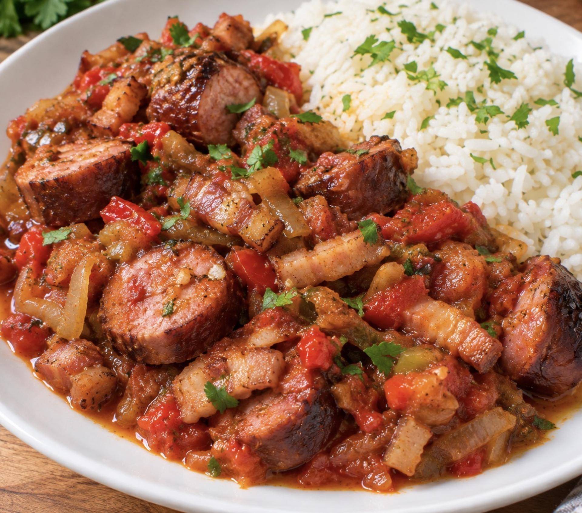 Rougail Saucisse Boucané - Recette Cookeo Infinity Autostir | Moulinex