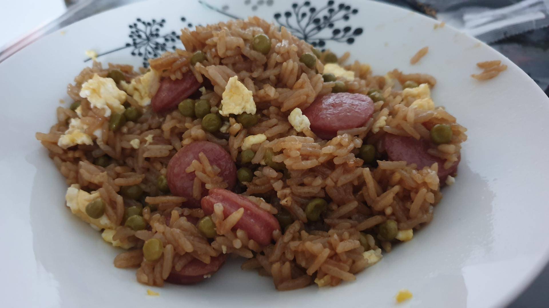 Riz cantonnais aux saucisses chinoises - Recette Cookeo | Moulinex