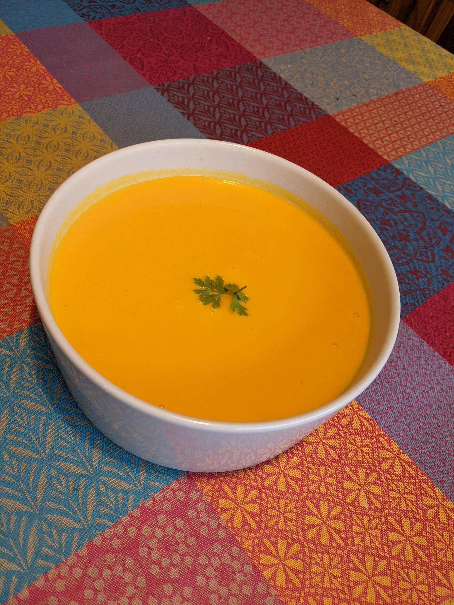 Velouté Butternut et Carottes - Recette Companion Connect XL | Moulinex
