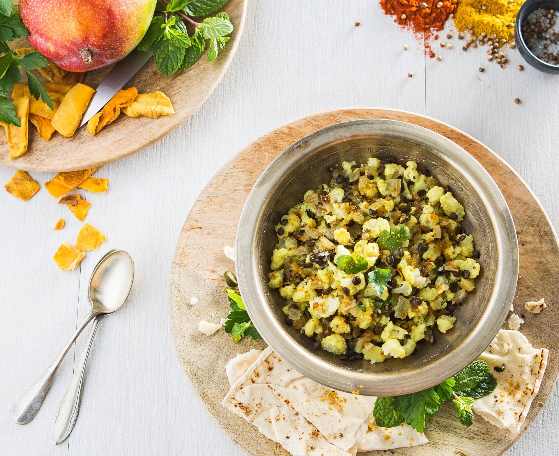 Dahl van bloemkool en linzen - Recette Cookeo | Moulinex