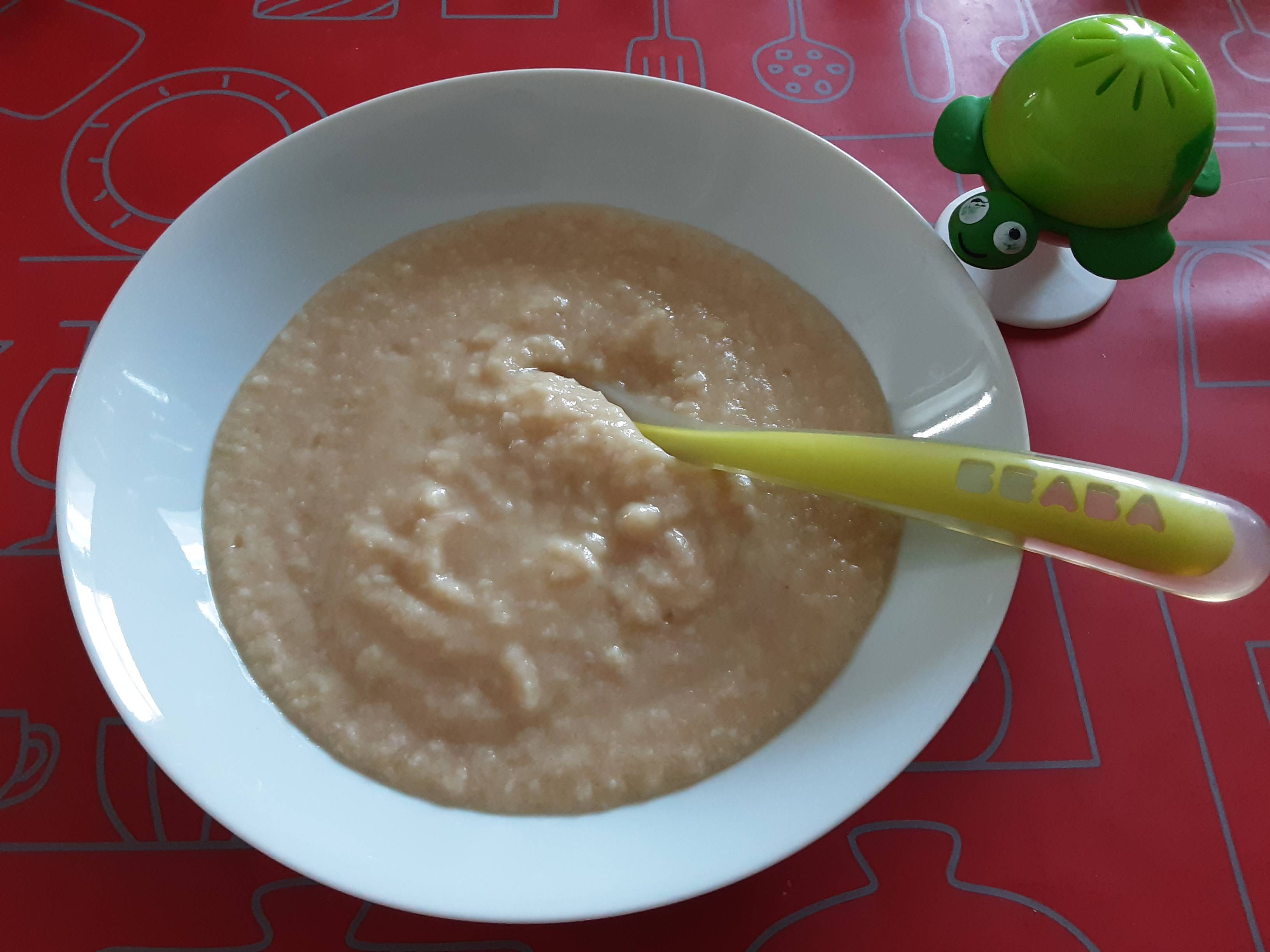 Petit Pot Bebe A Partir De 8 Mois Jambon Courgette Avec Son Alphabet De Pate