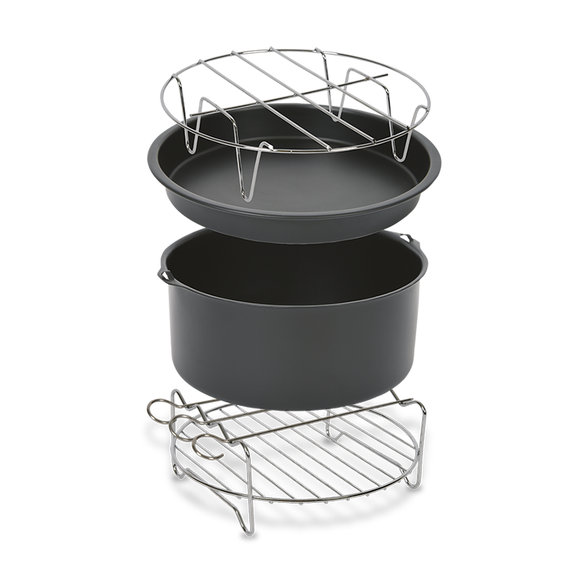 Pack Web - Air Fryer Easy Fry & Grill 8,3L + Accessoire Easy Fry XXL (20cm de diamètre)