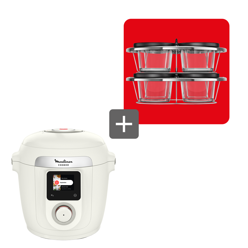 Pack Web - Cookeo 8en1 et ses 8 verrines superposables