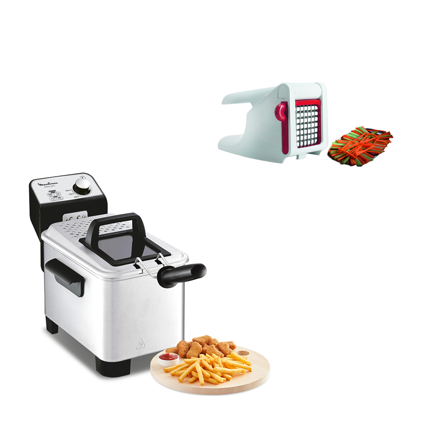 Pack Web - Friteuse Easy Pro et coupe-frites
